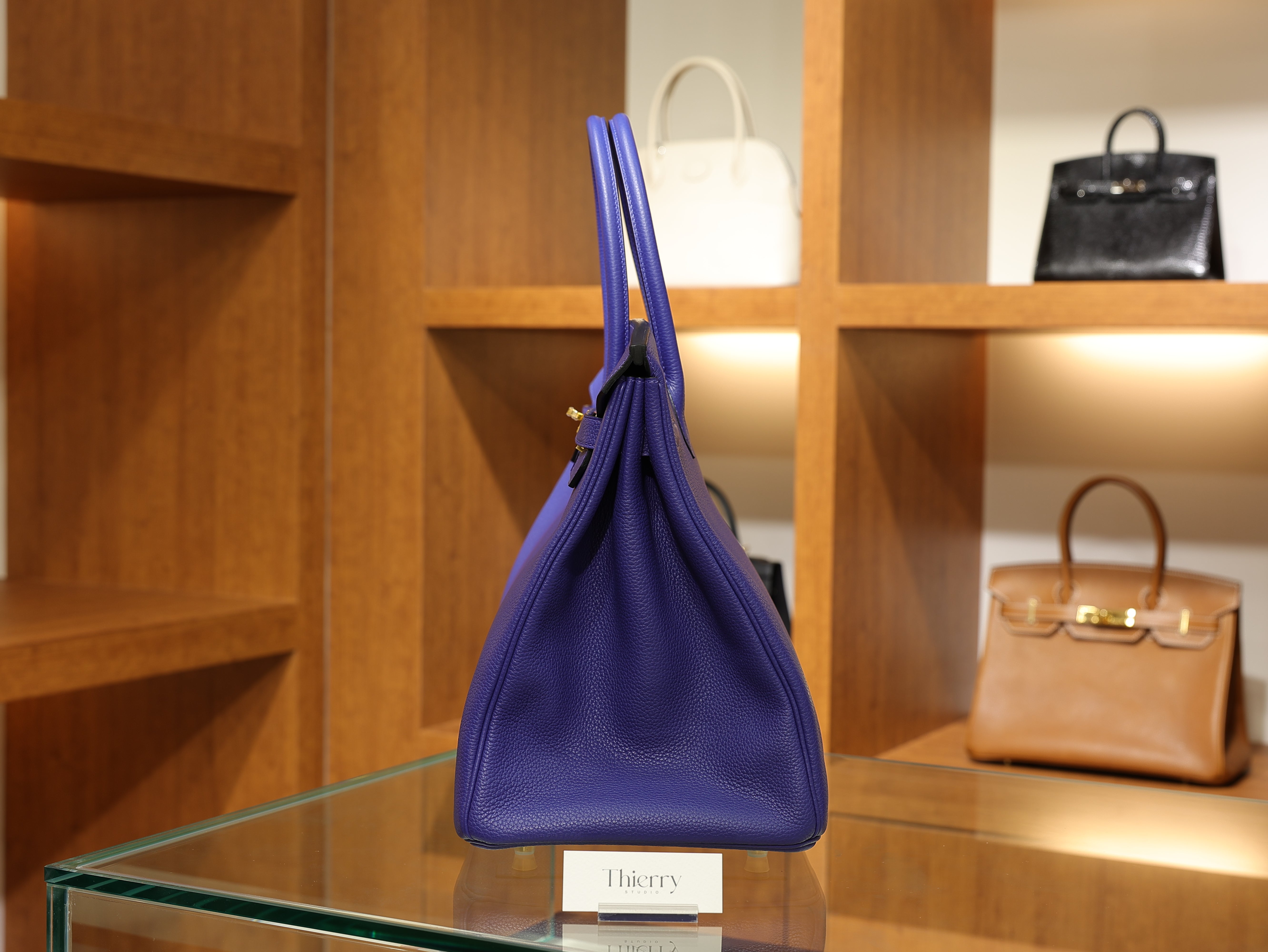 Birkin 40 togo blue electric GHW
