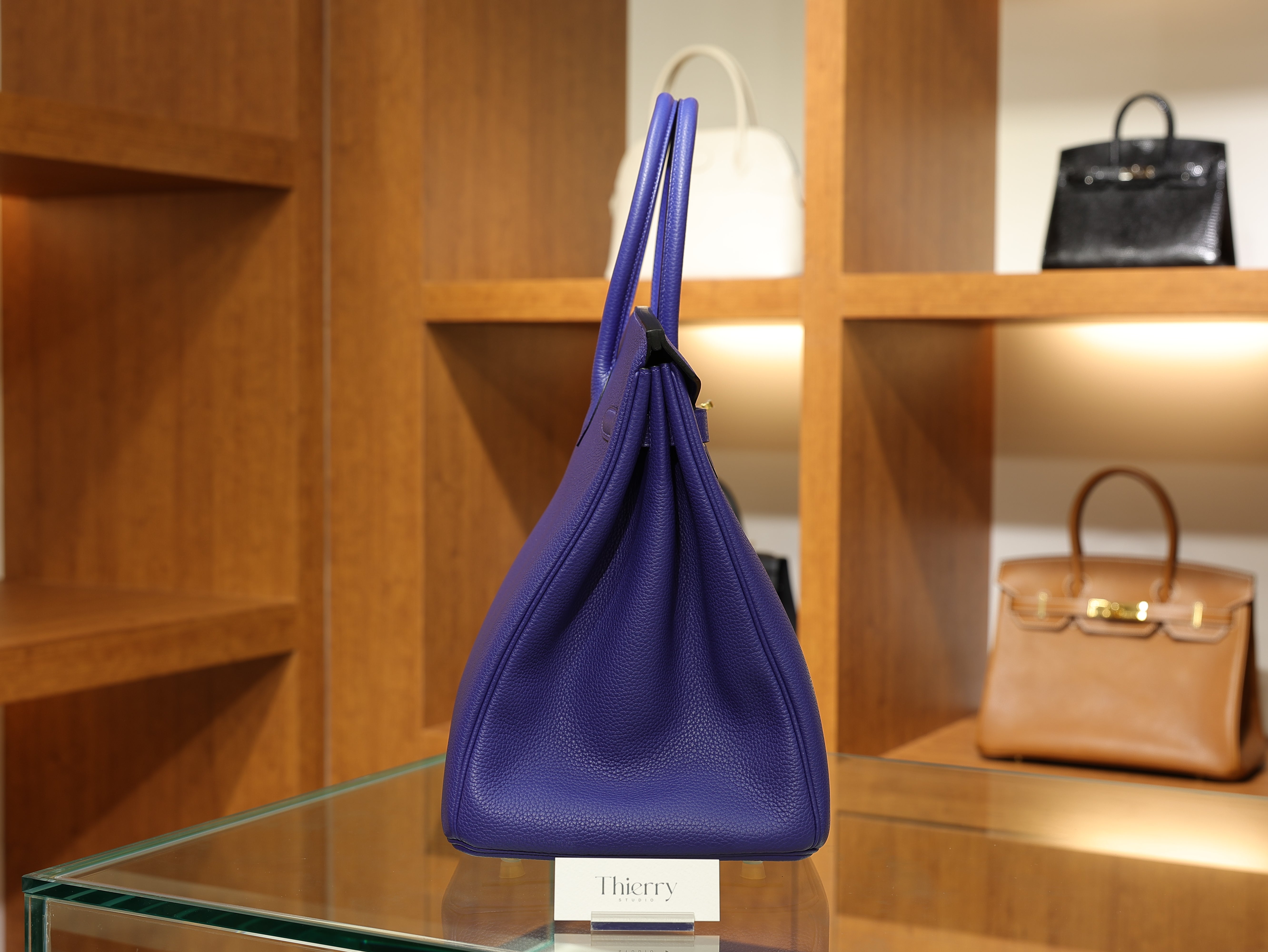 Birkin 40 togo blue electric GHW