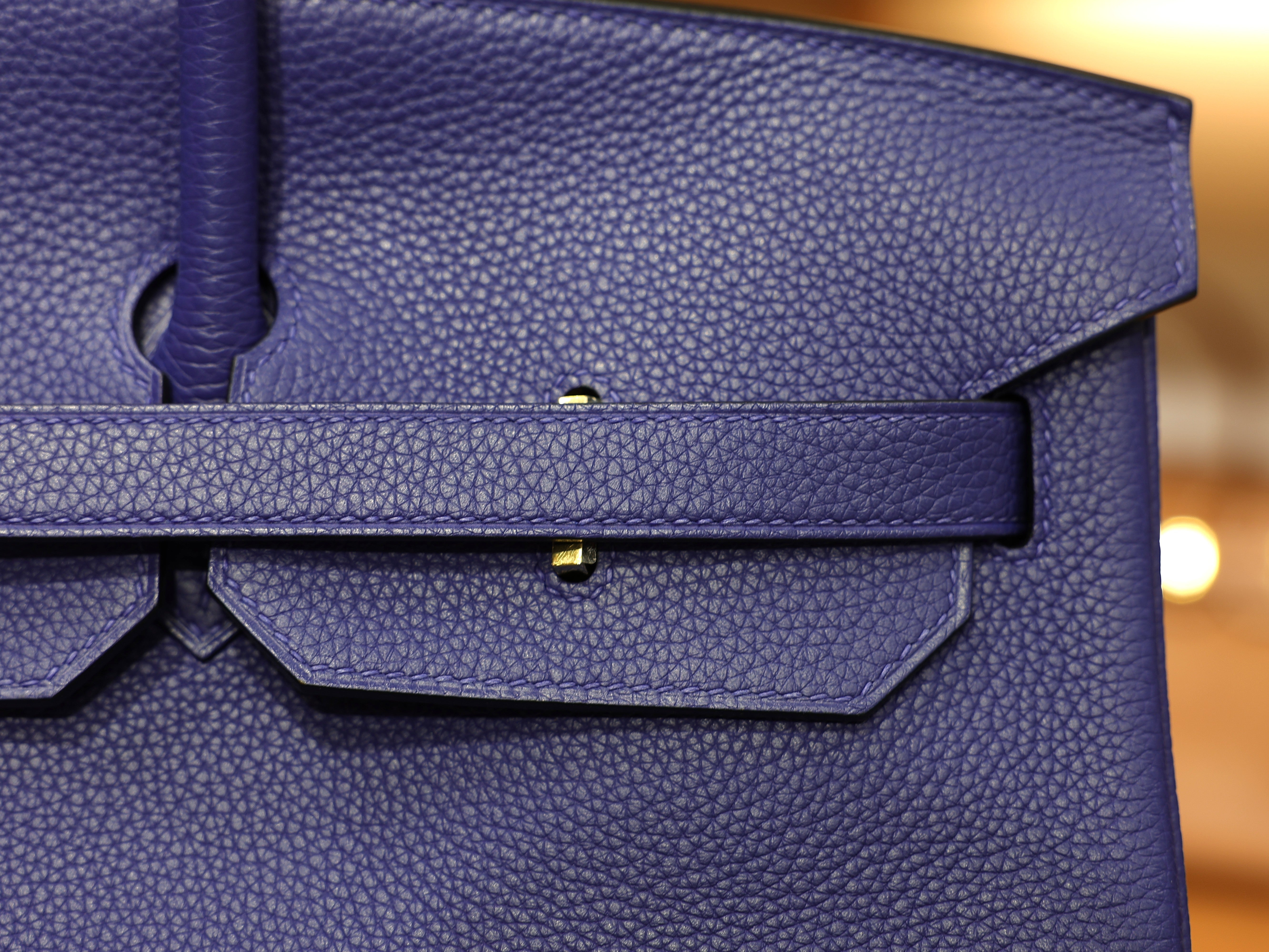 Birkin 40 togo blue electric GHW