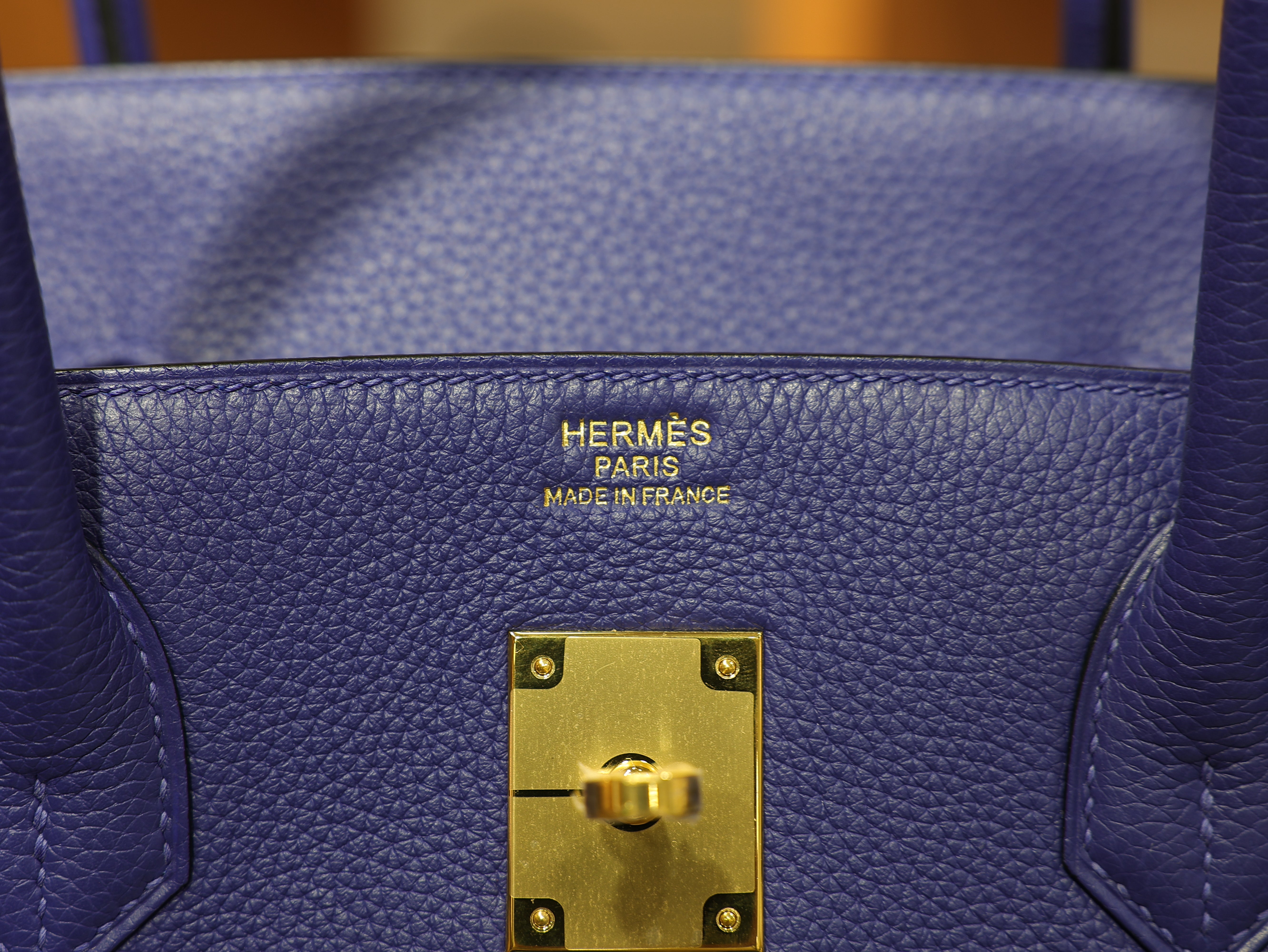 Birkin 40 togo blue electric GHW