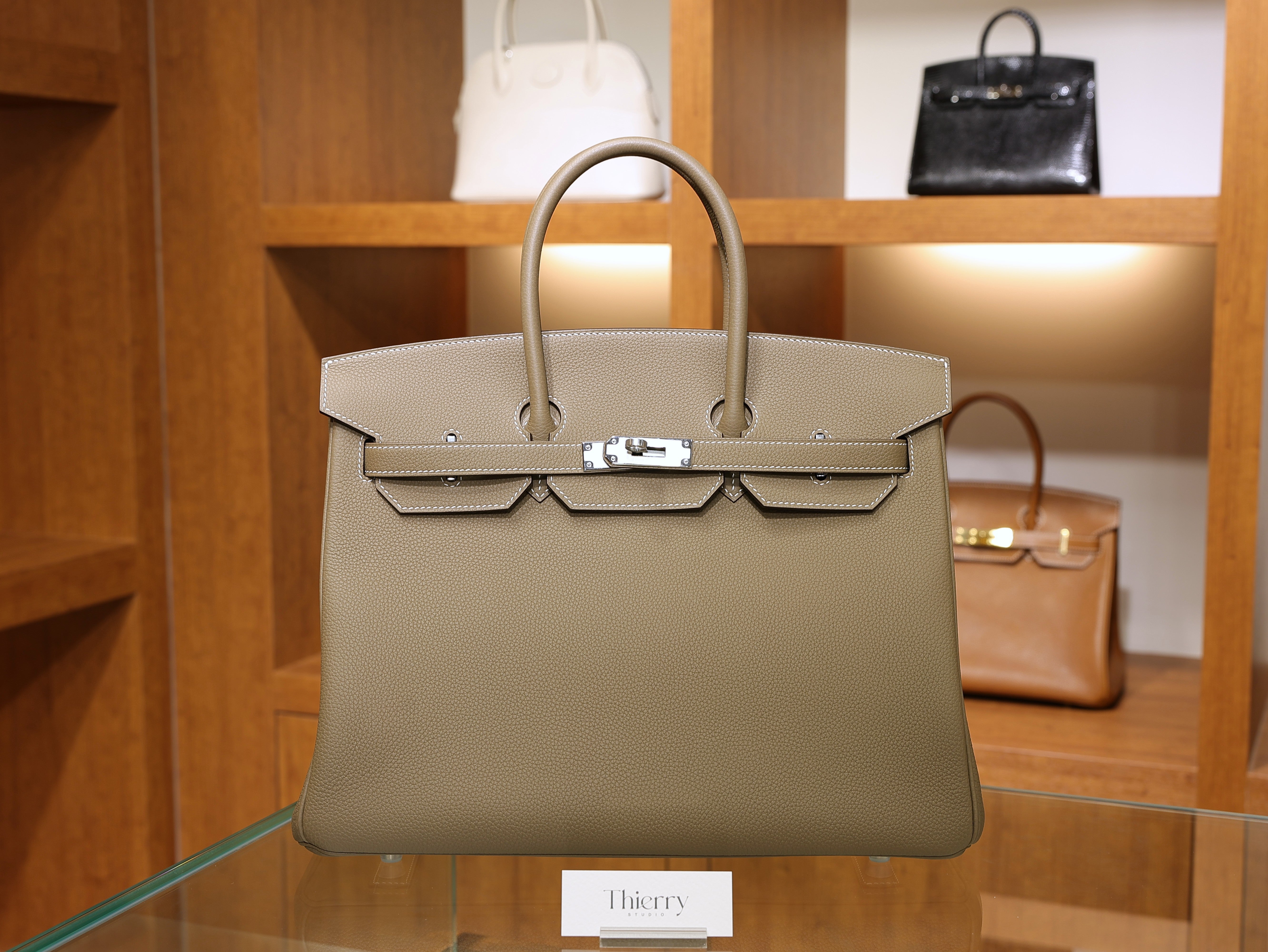 Birkin 35 togo etoupe PHW