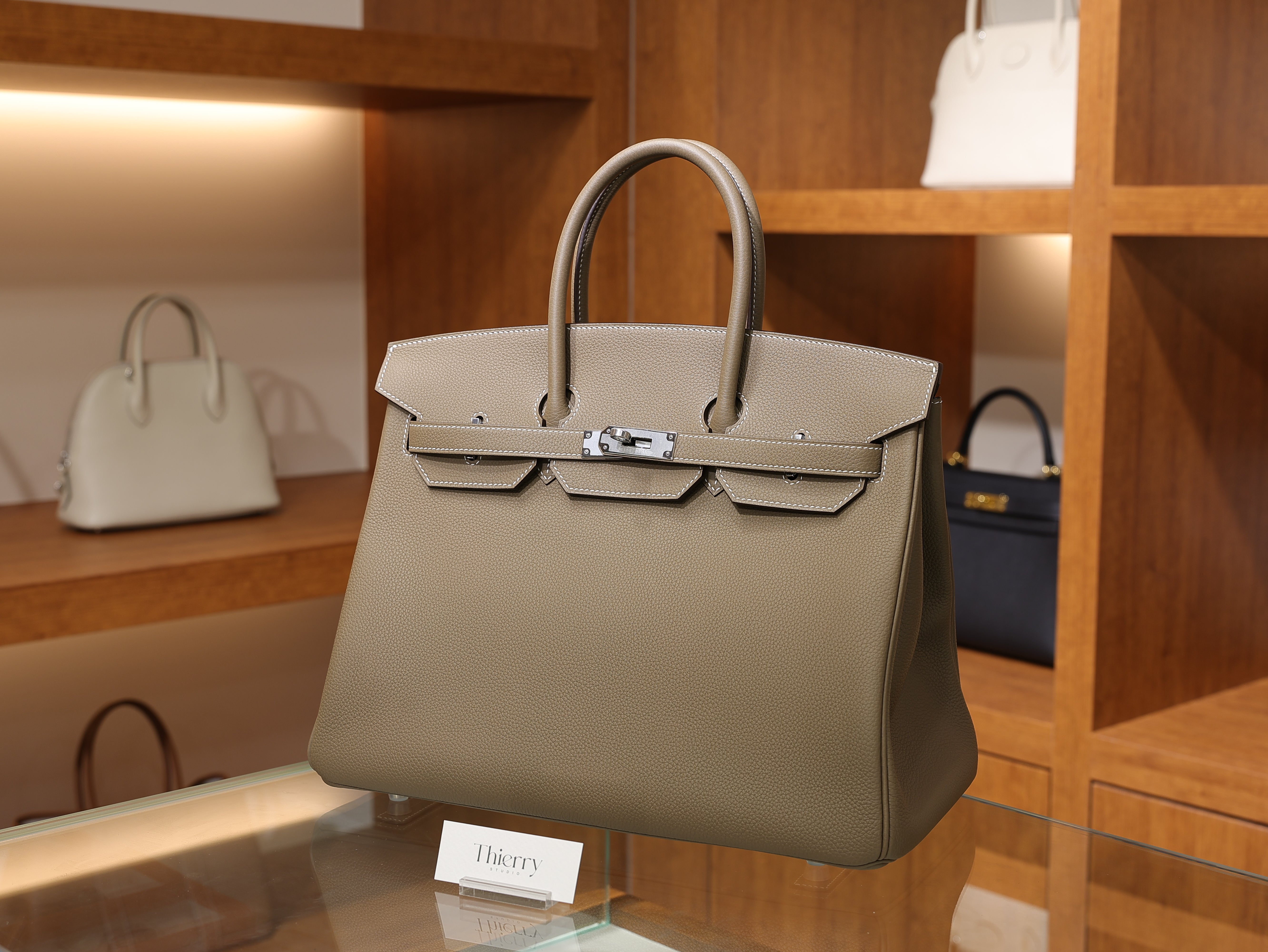 Birkin 35 togo etoupe PHW