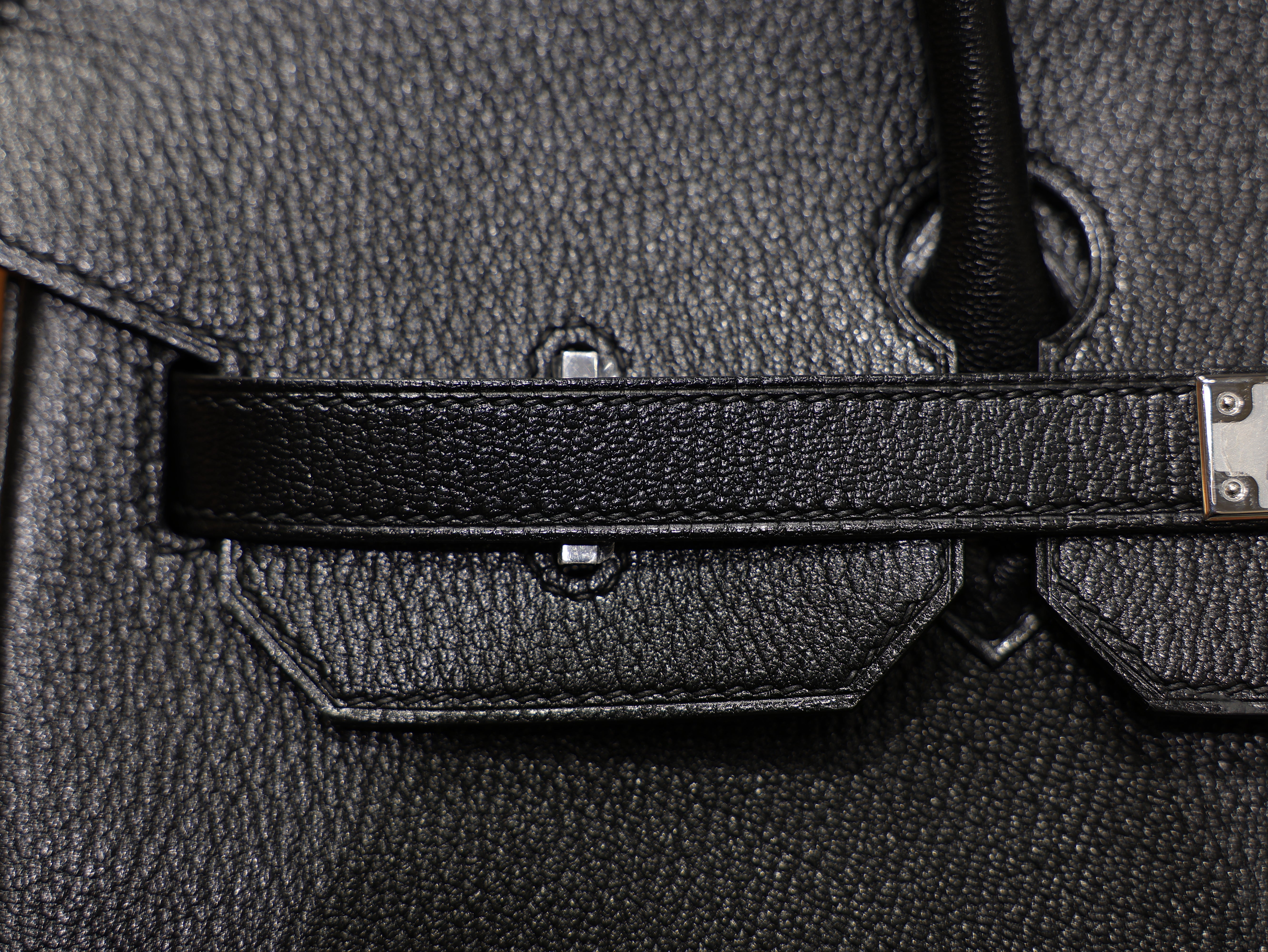 Birkin 35 chevre black PHW