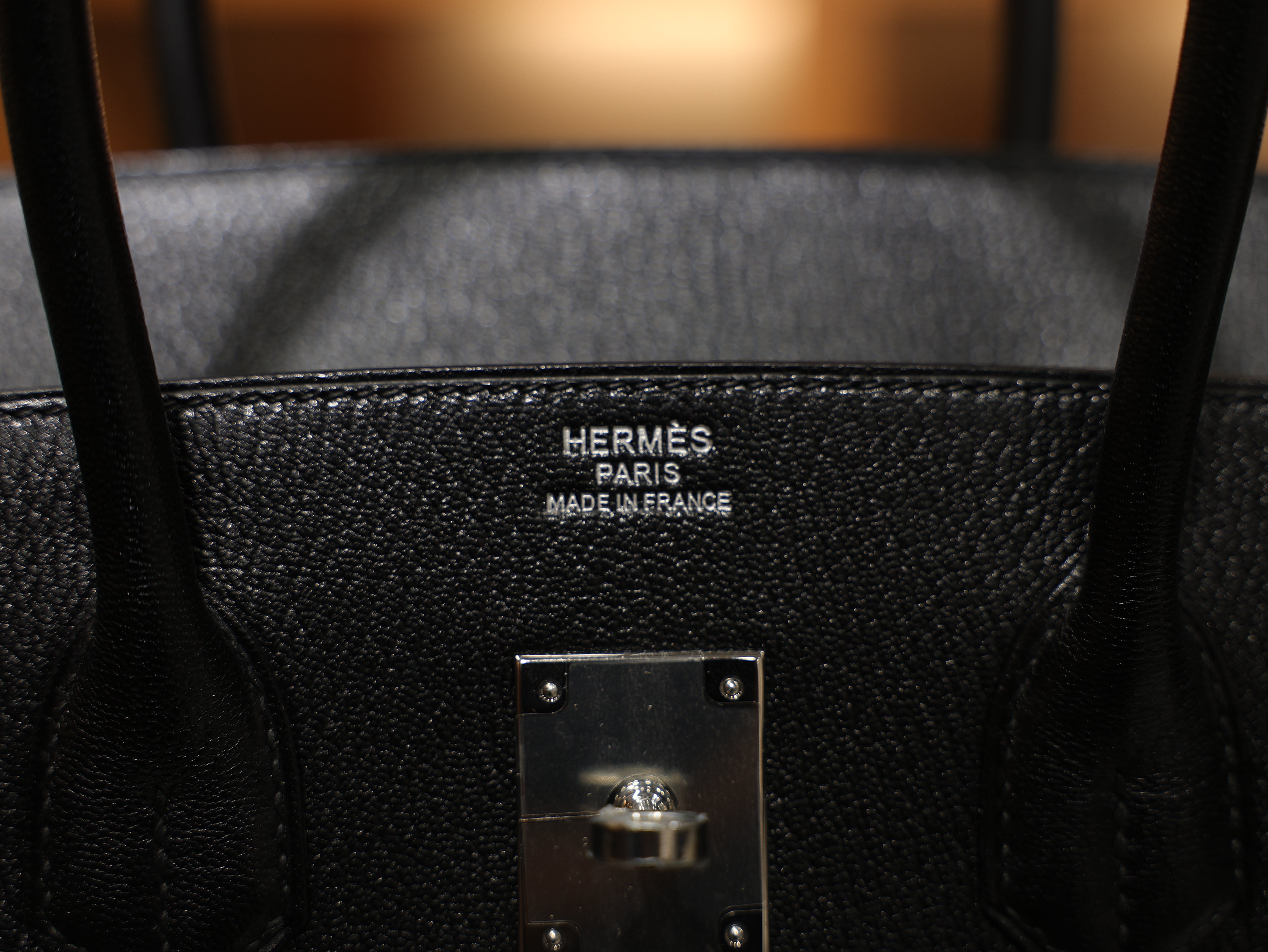 Birkin 35 chevre black PHW