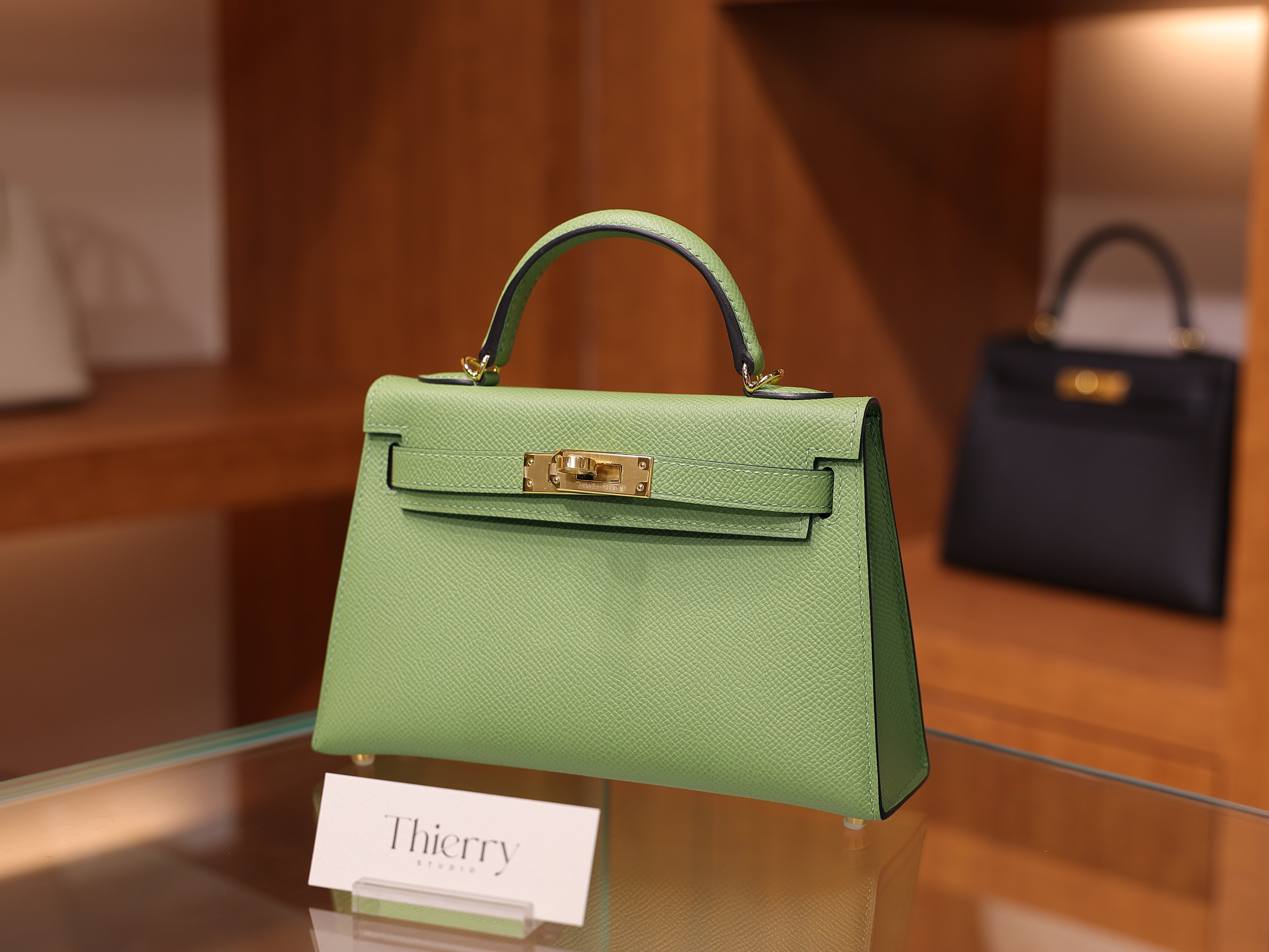 Mini kelly 2 epsom vert criquet GHW