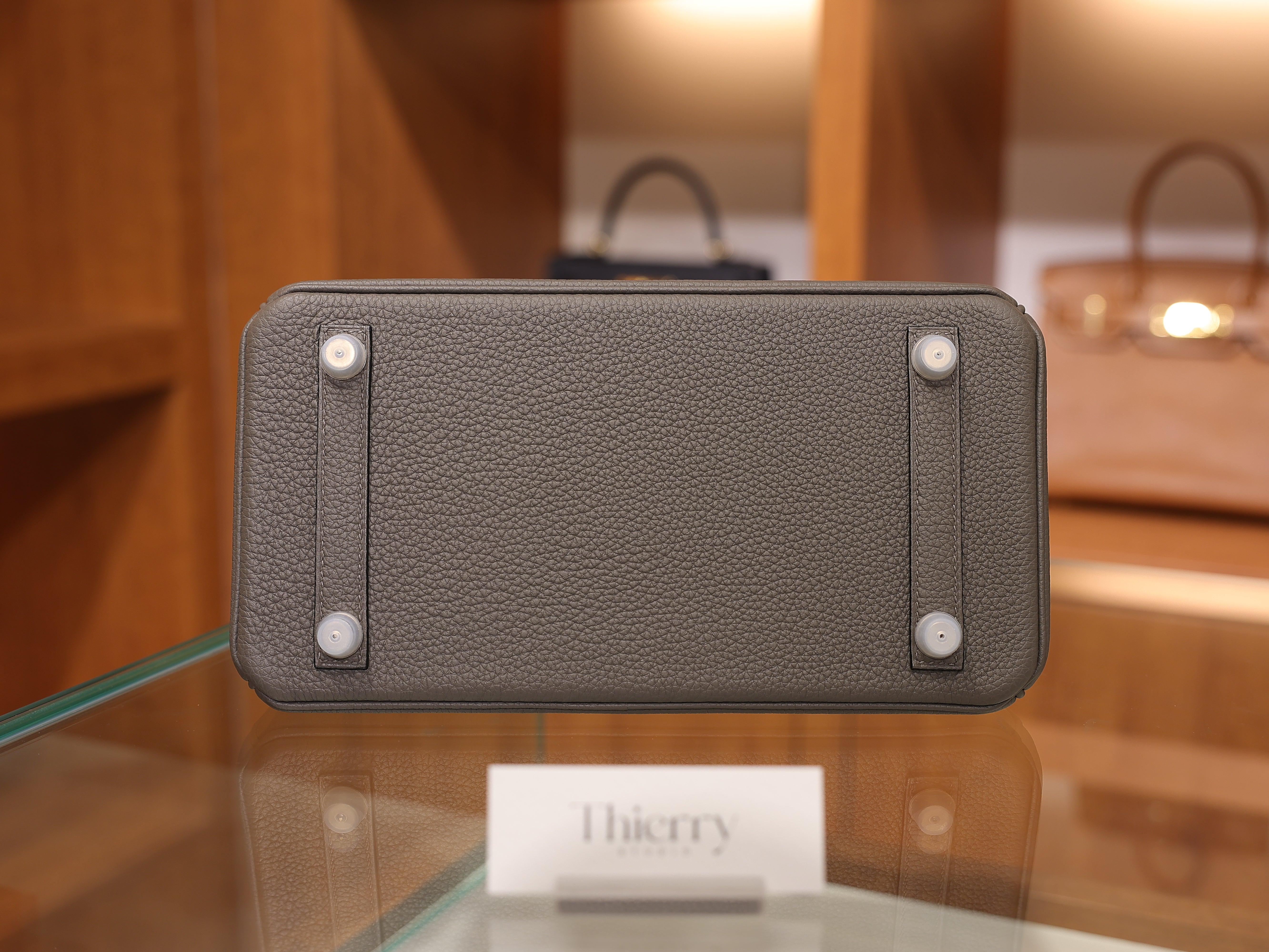 Birkin 25 togo etain PHW
