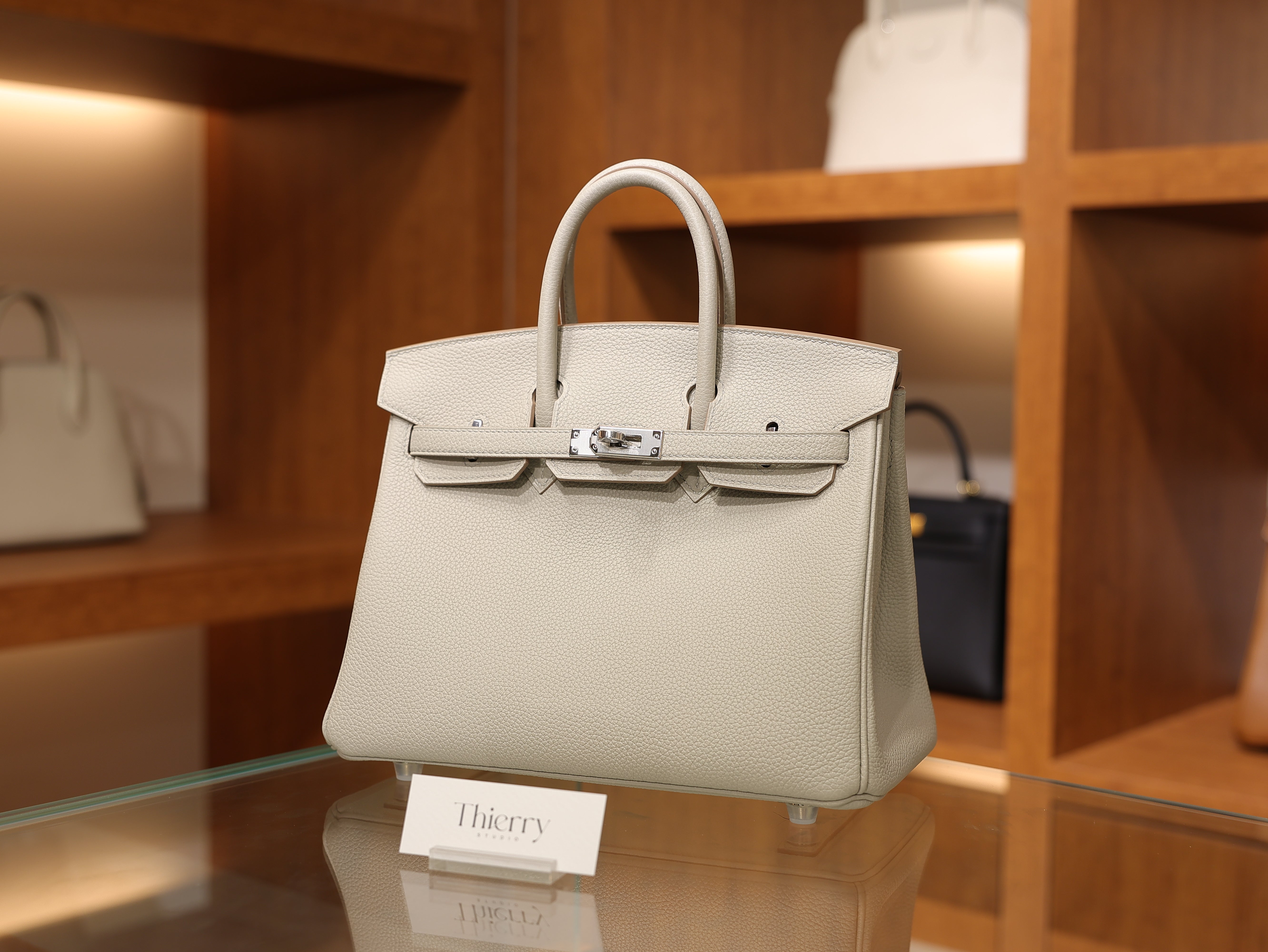 Birkin 25 togo gris perle PHW