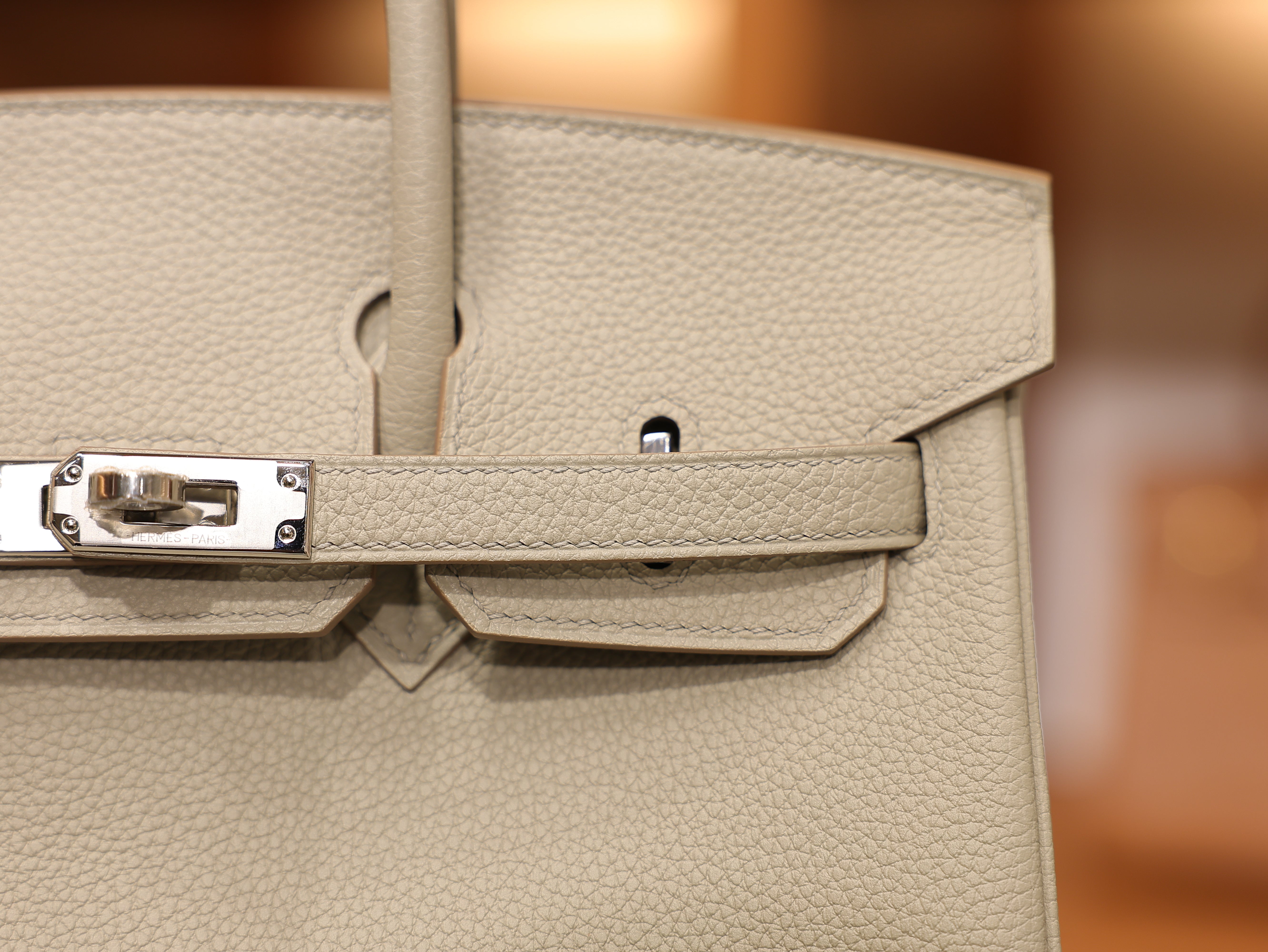 Birkin 25 togo gris perle PHW