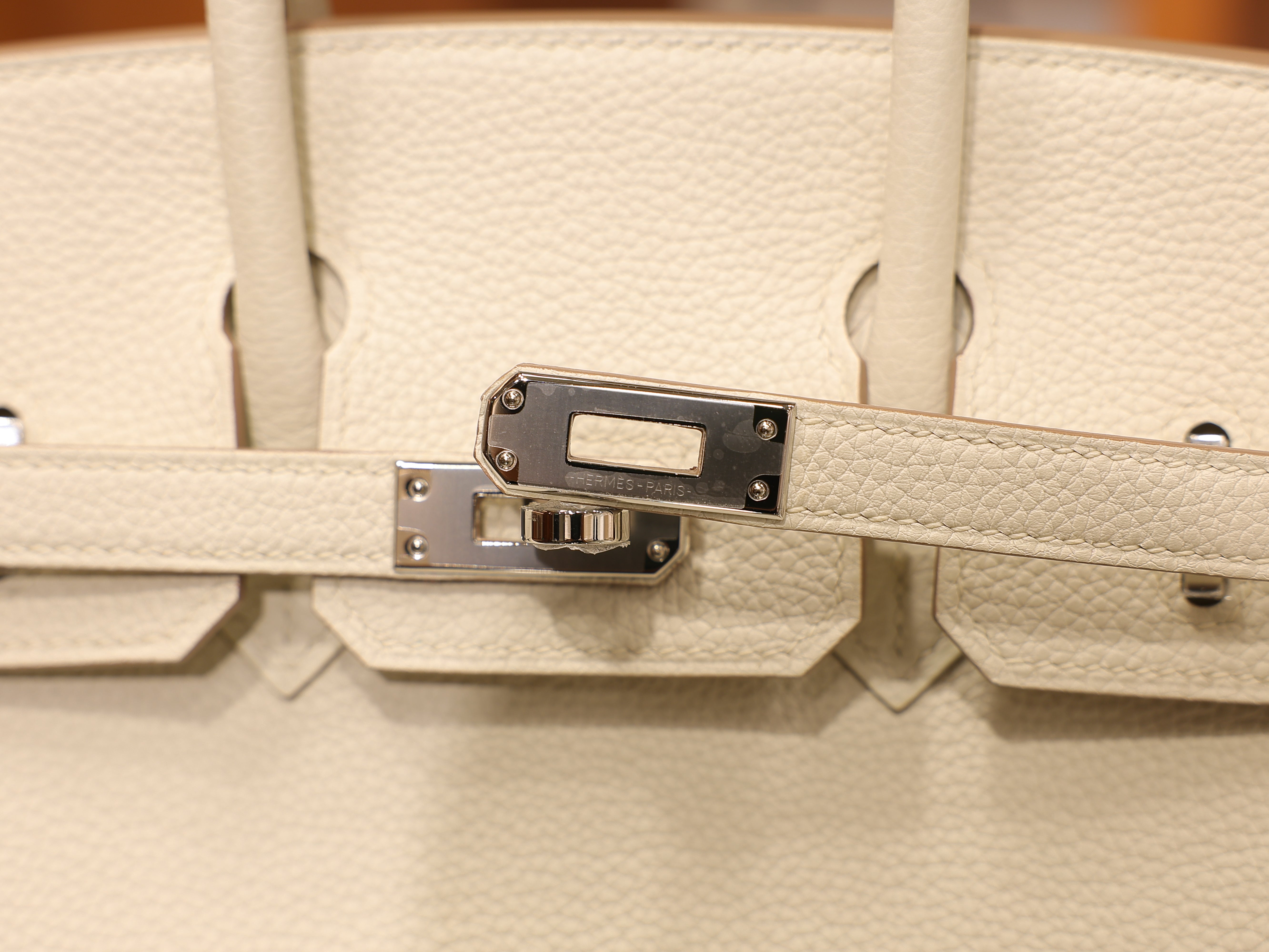 Birkin 25 togo craie PHW