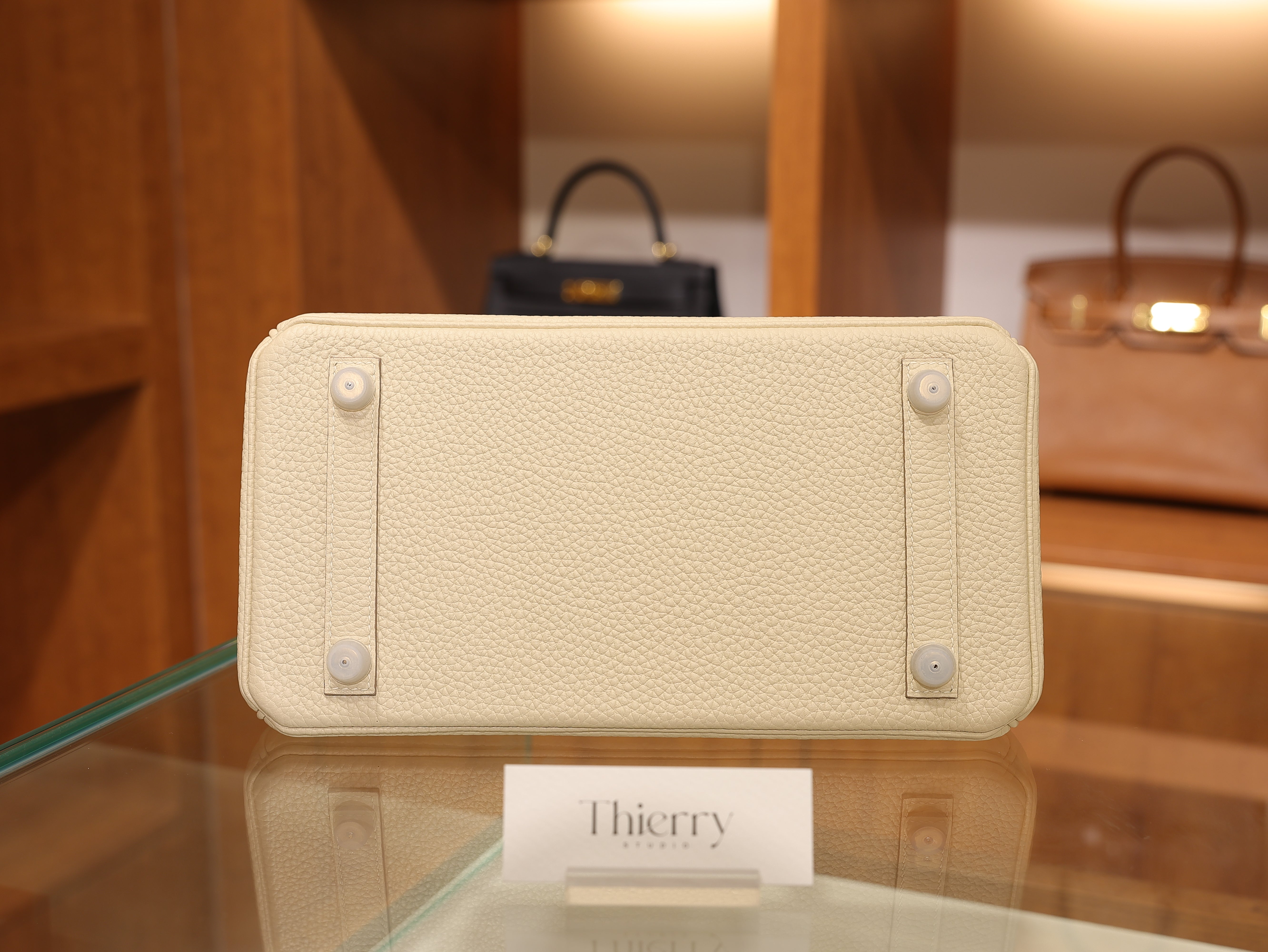 Birkin 25 clemence craie PHW