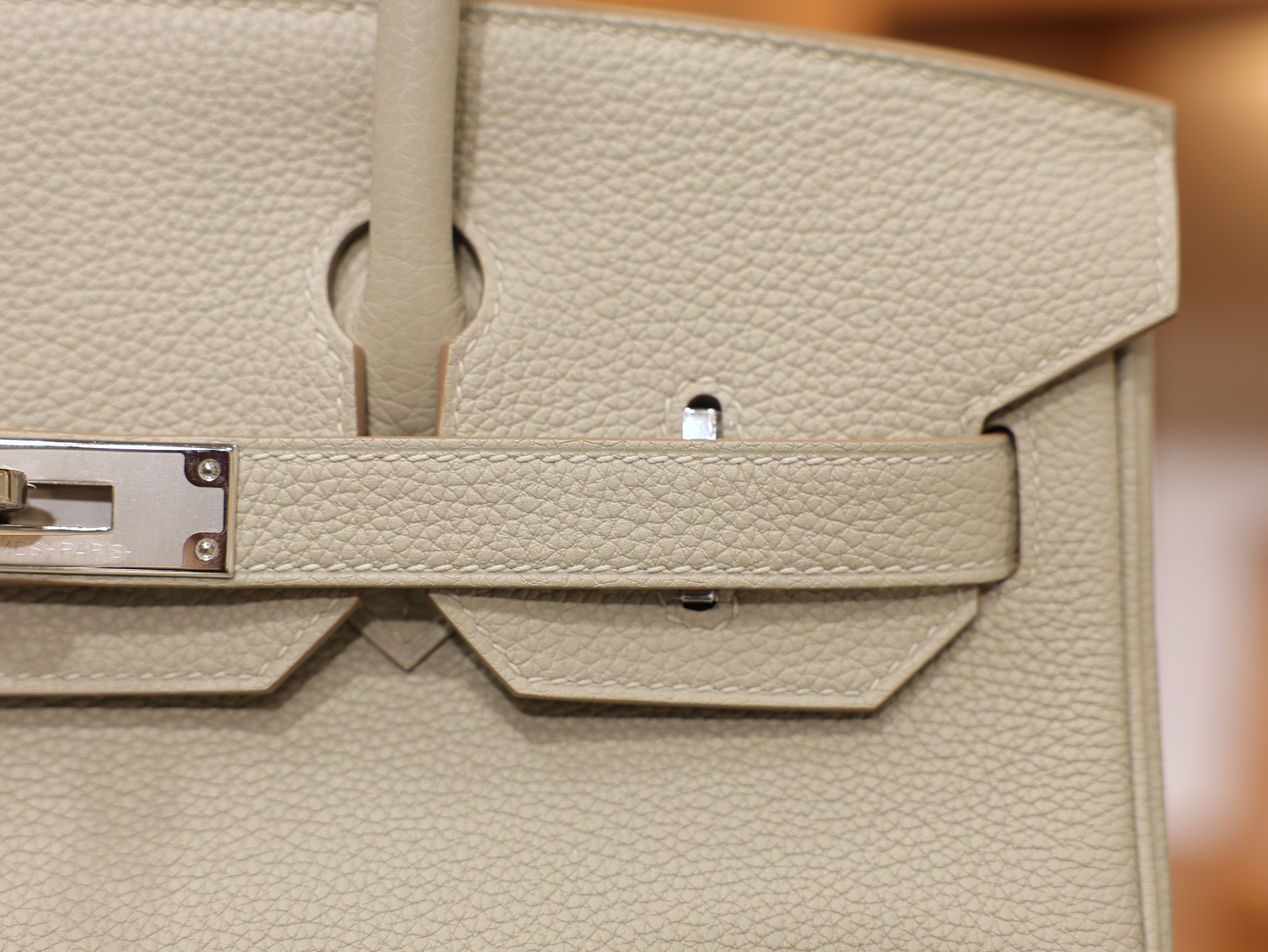Birkin 30 togo gris perle PHW