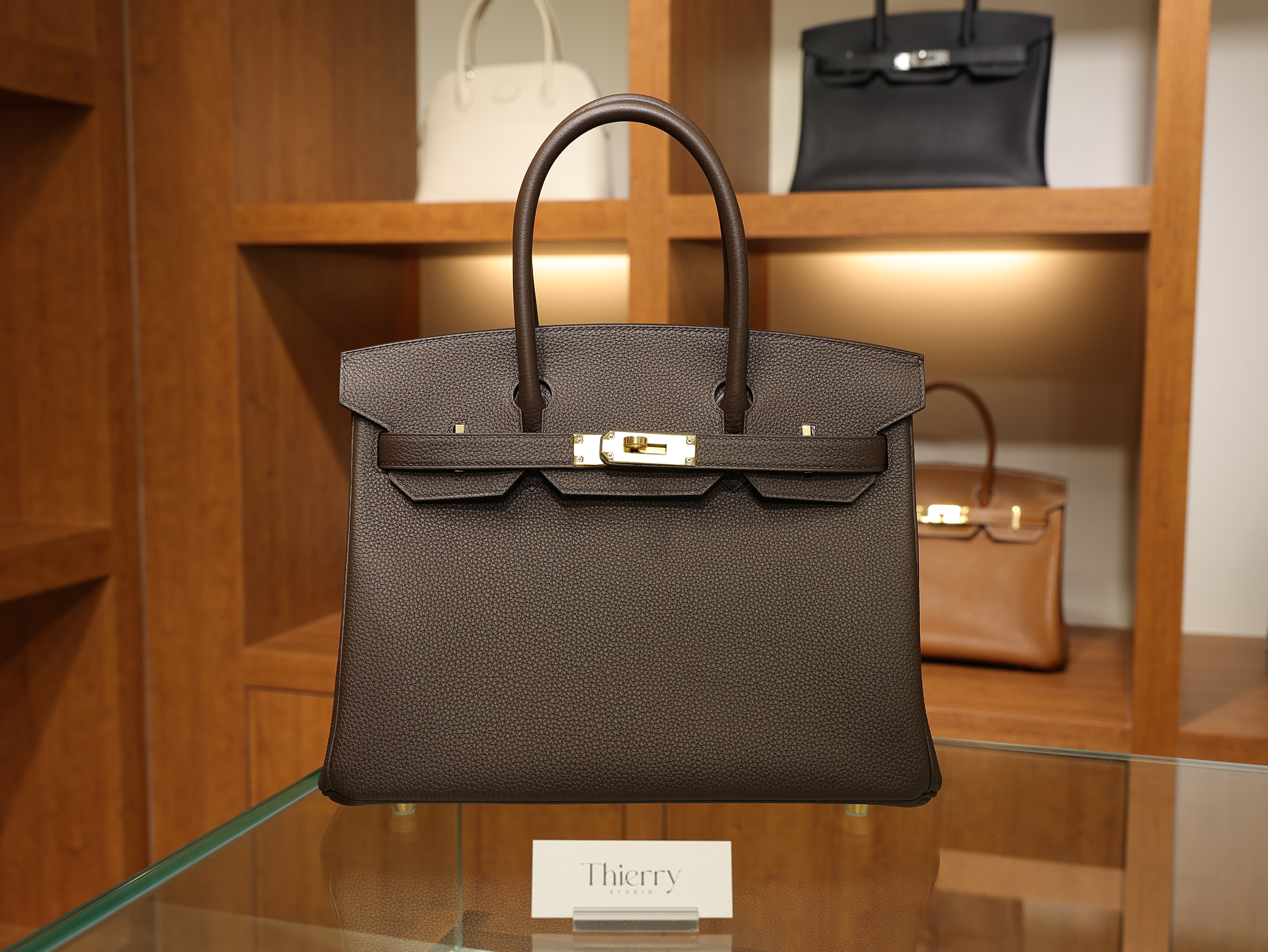Birkin 30 togo chocolate GHW
