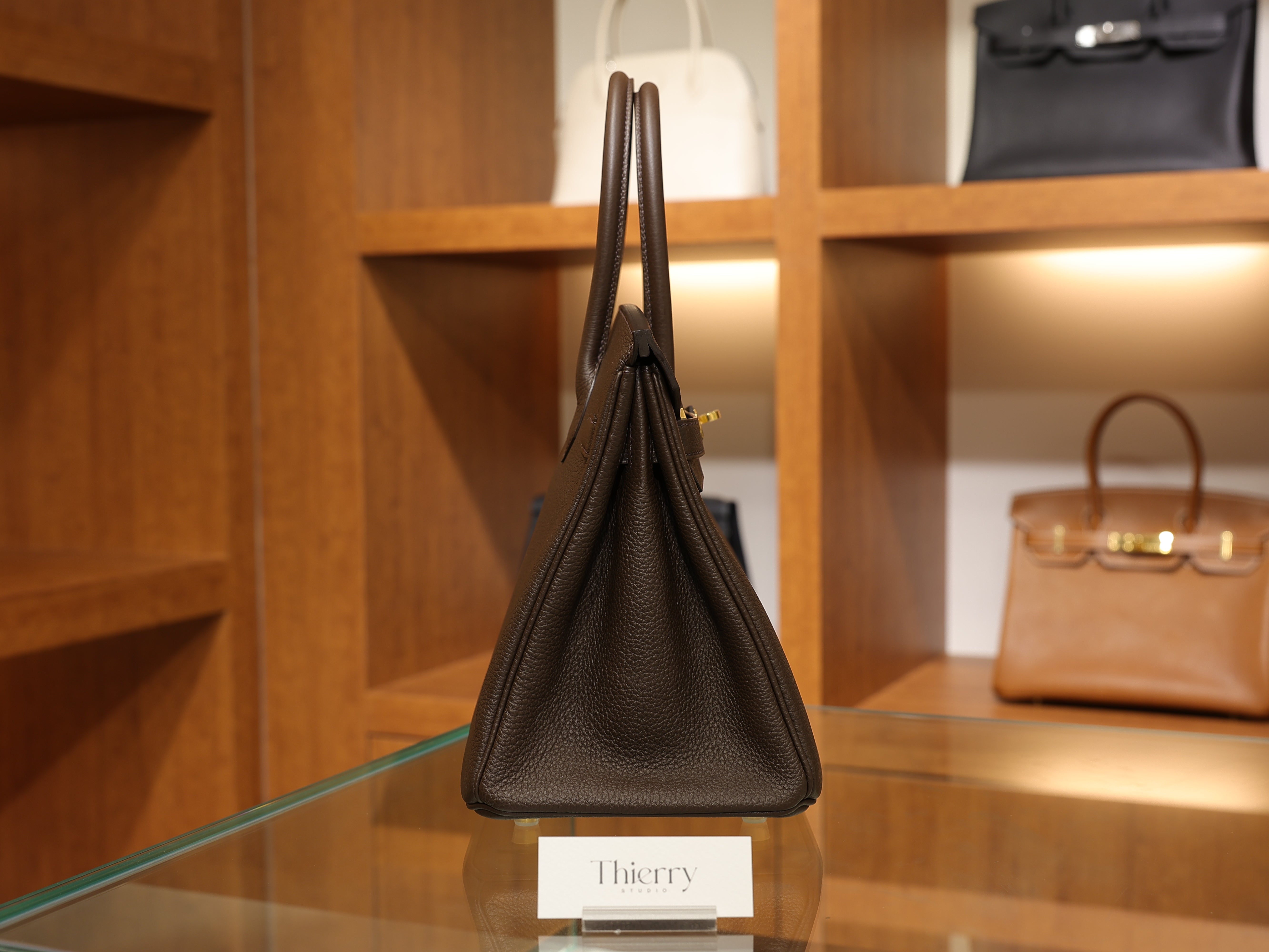 Birkin 30 togo chocolate GHW