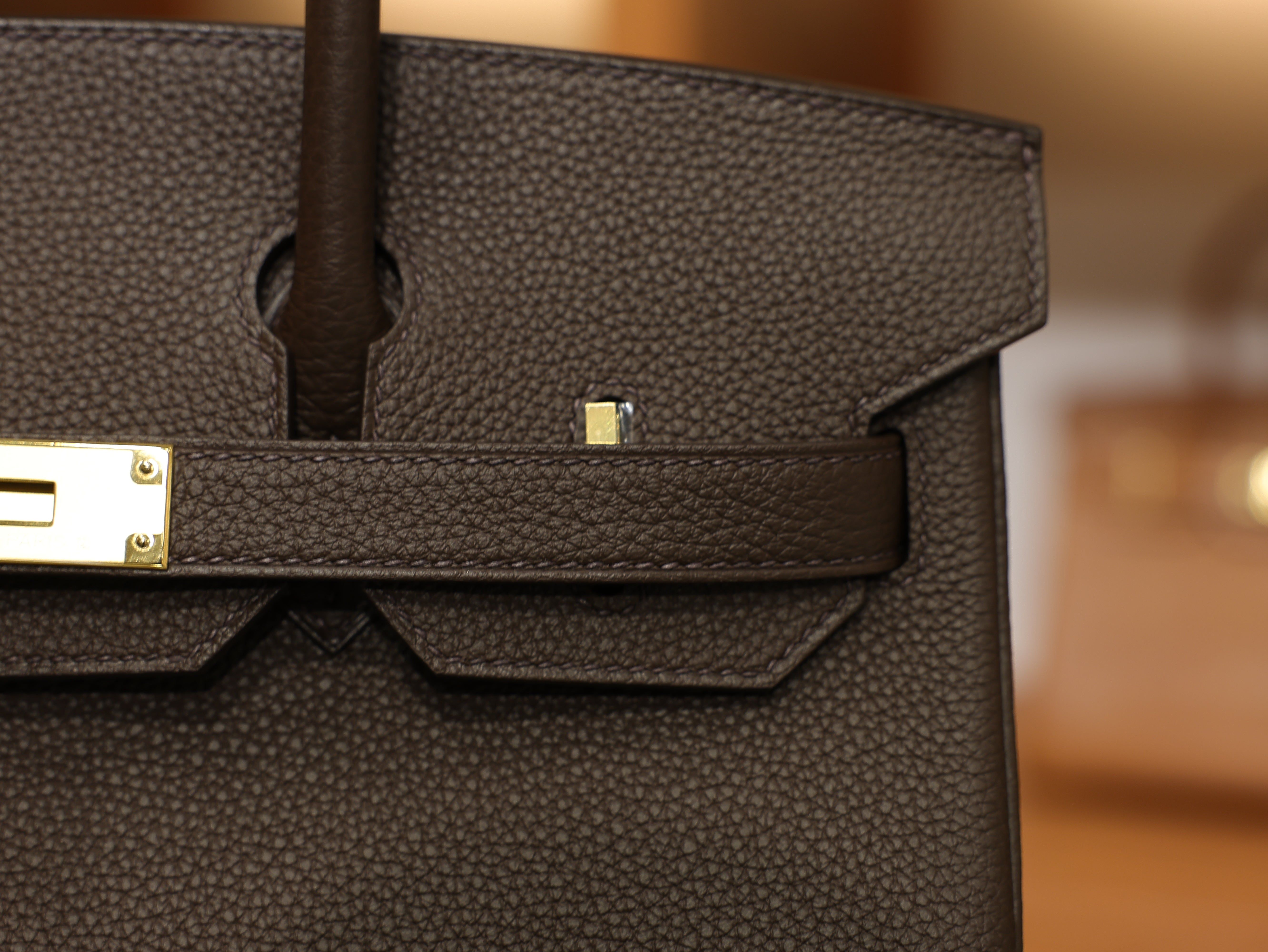 Birkin 30 togo chocolate GHW