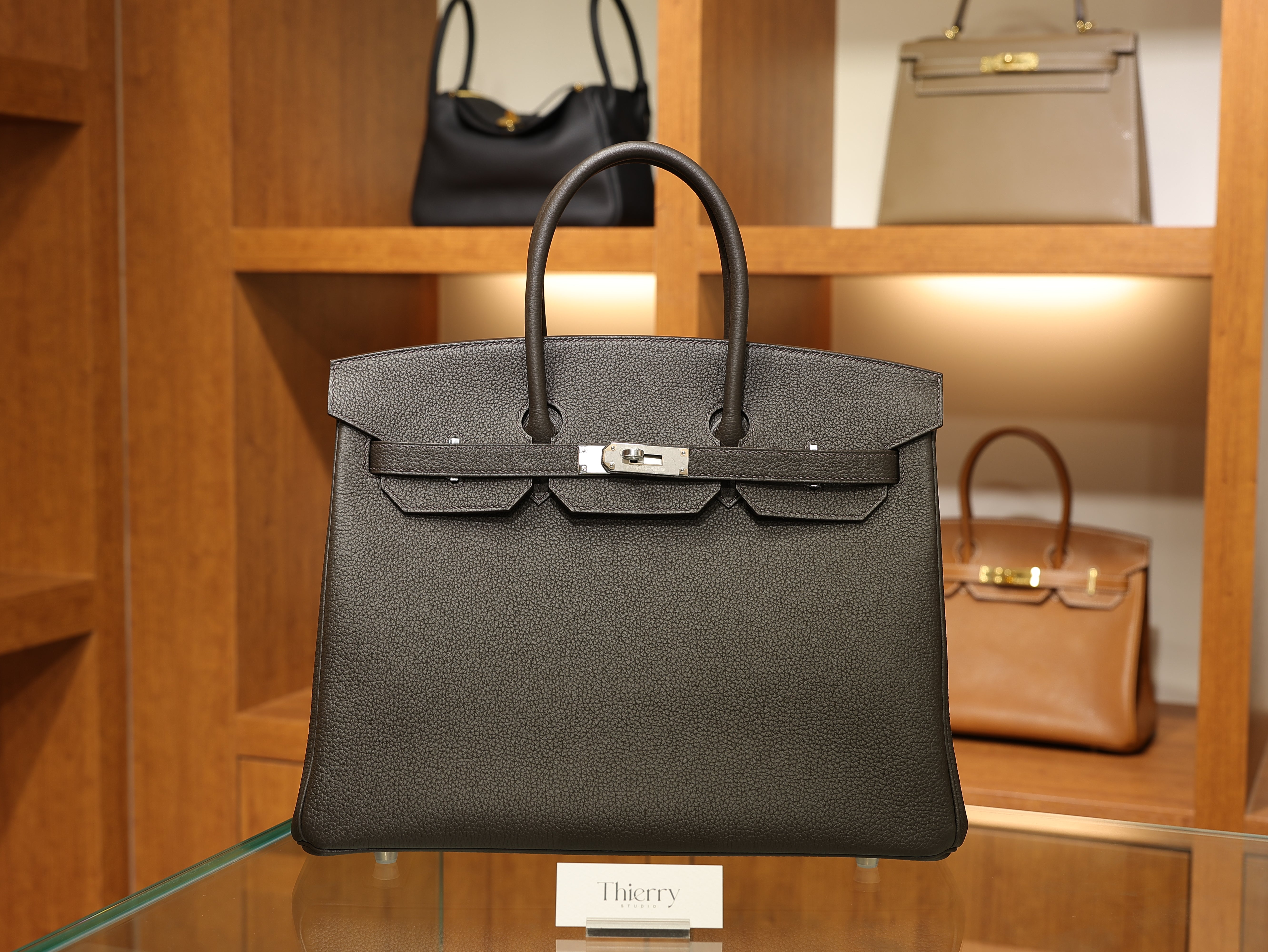Birkin 35 togo ebene PHW