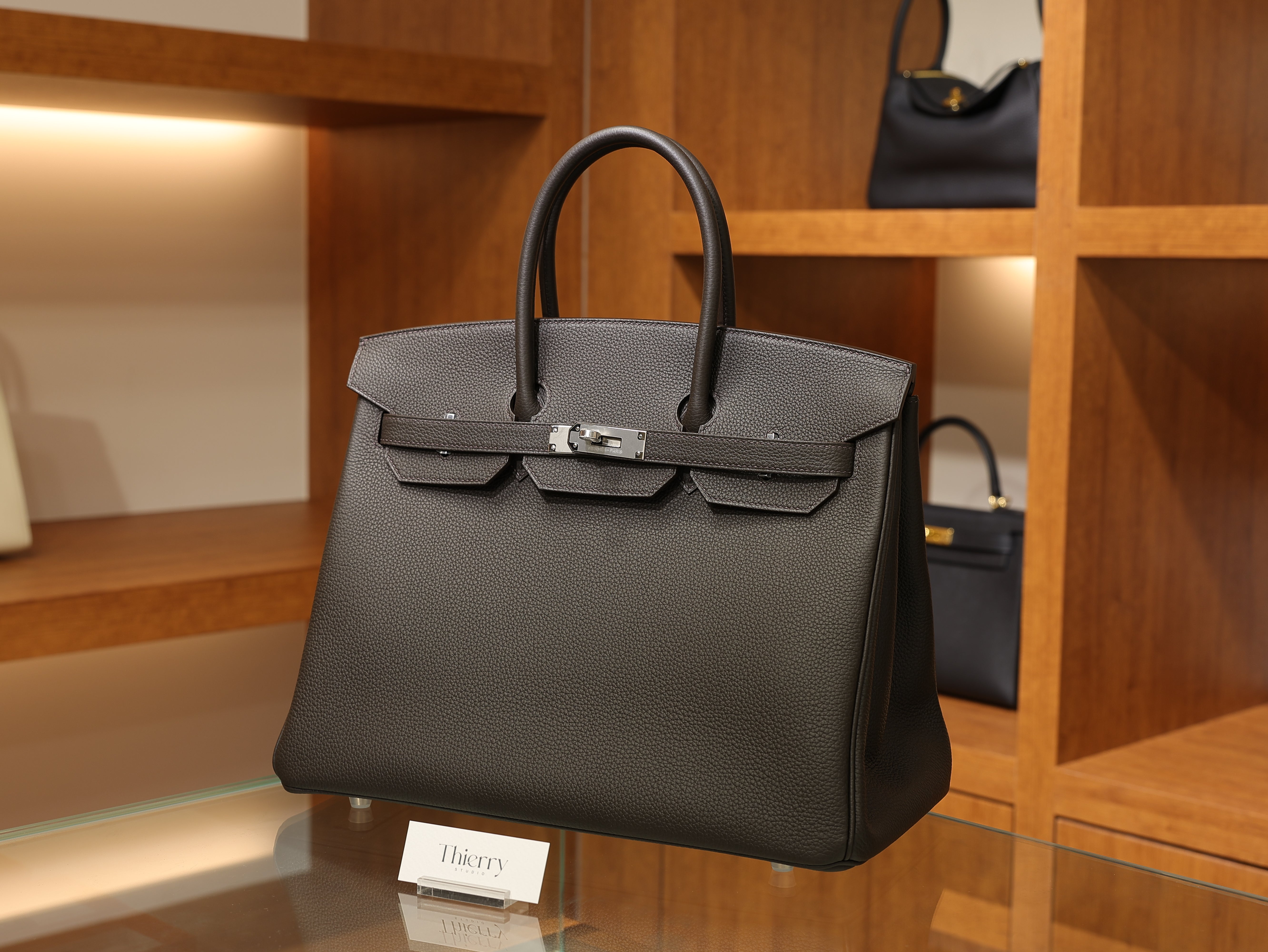 Birkin 35 togo ebene PHW