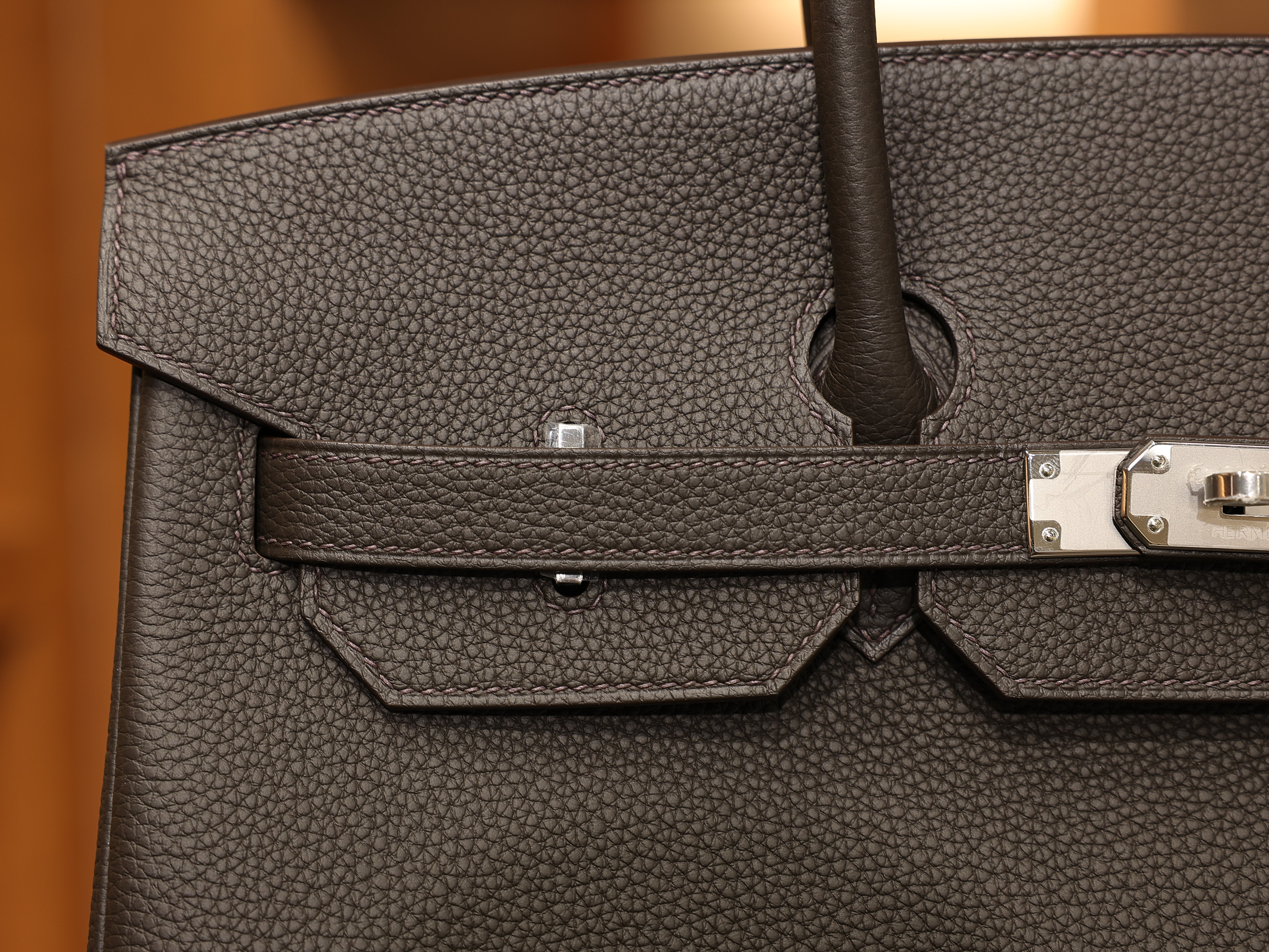 Birkin 35 togo ebene PHW