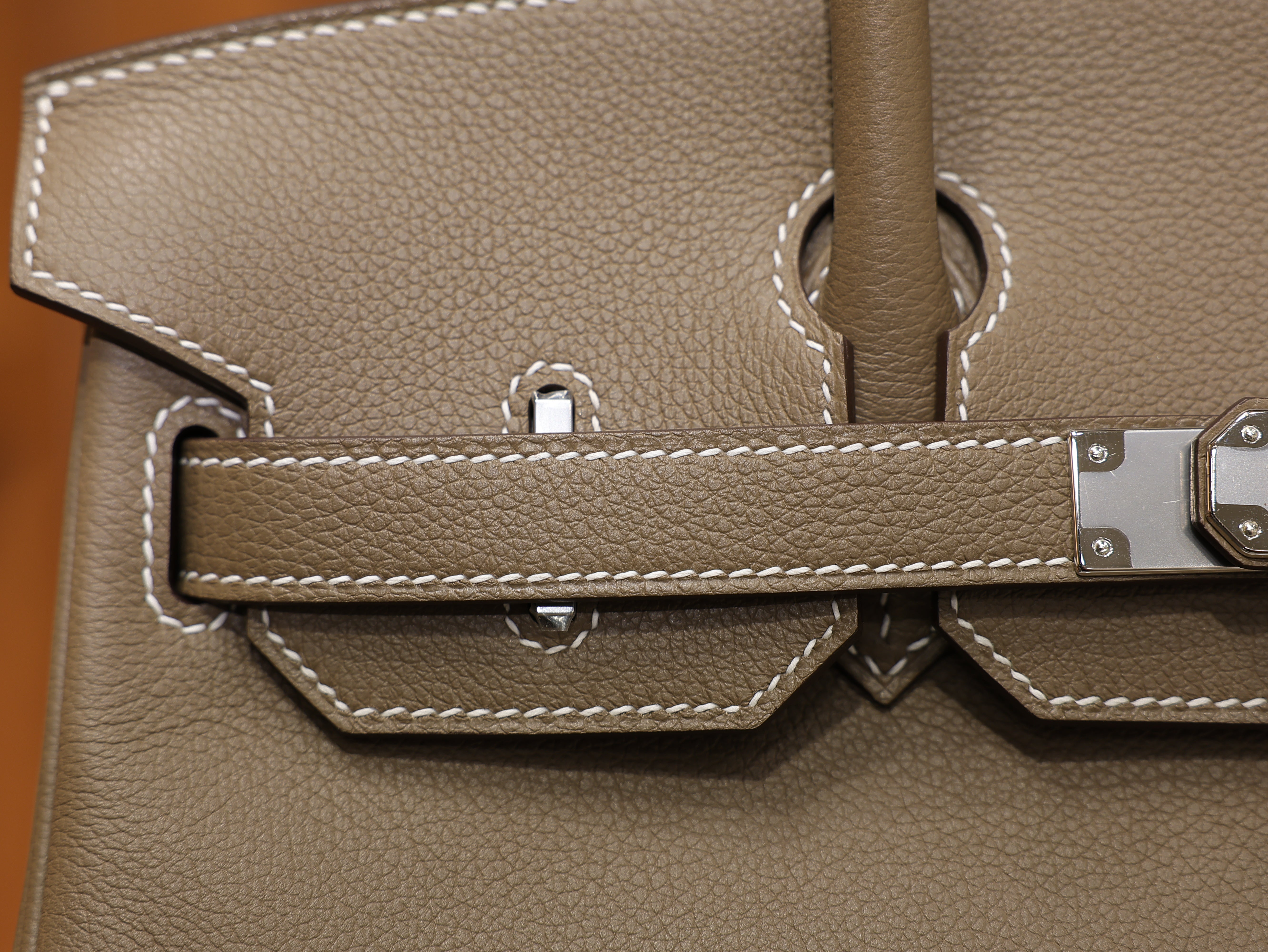 Shoulder birkin 29 evercolor etoupe PHW