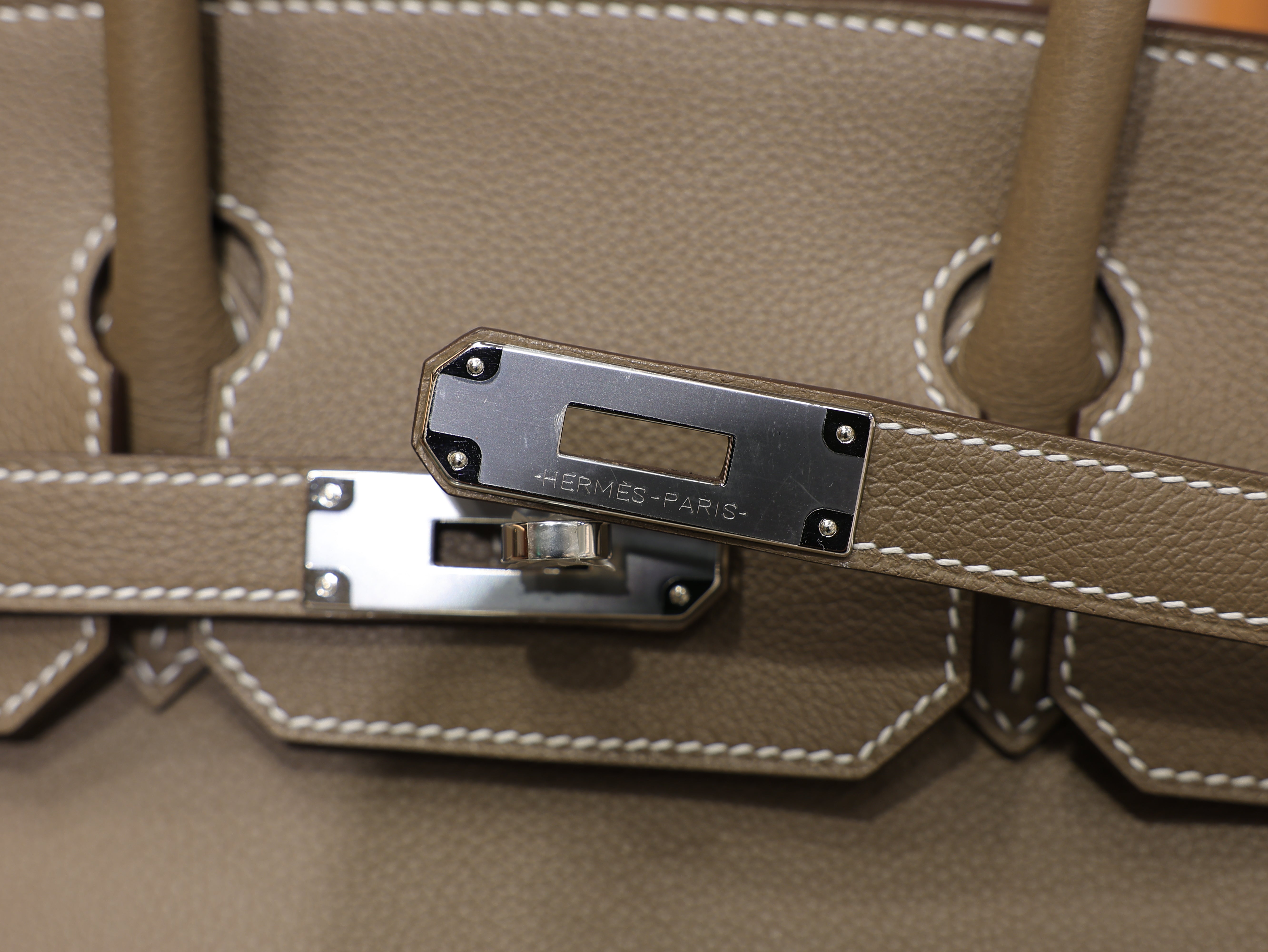 Shoulder birkin 29 evercolor etoupe PHW