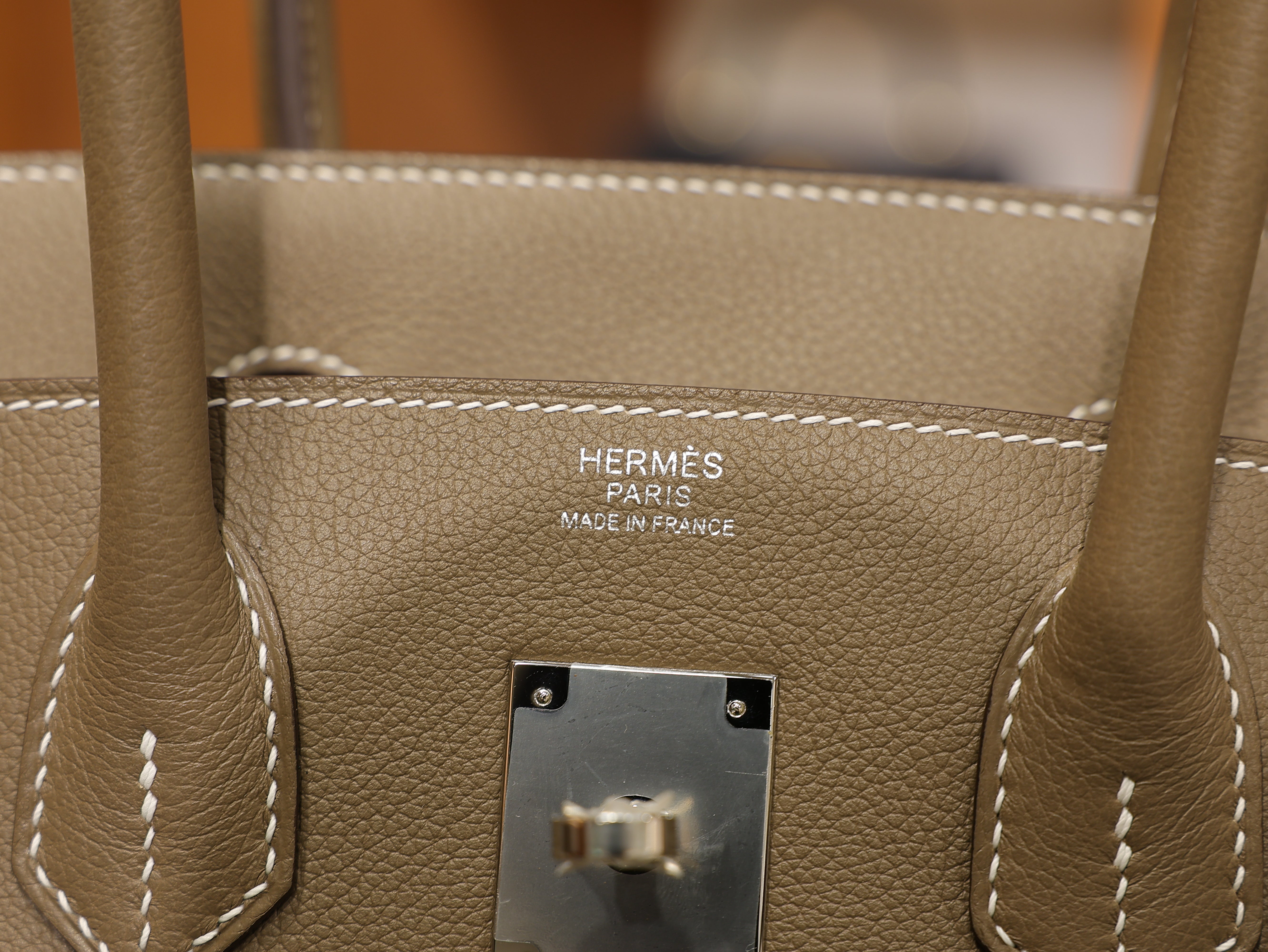 Shoulder birkin 29 evercolor etoupe PHW