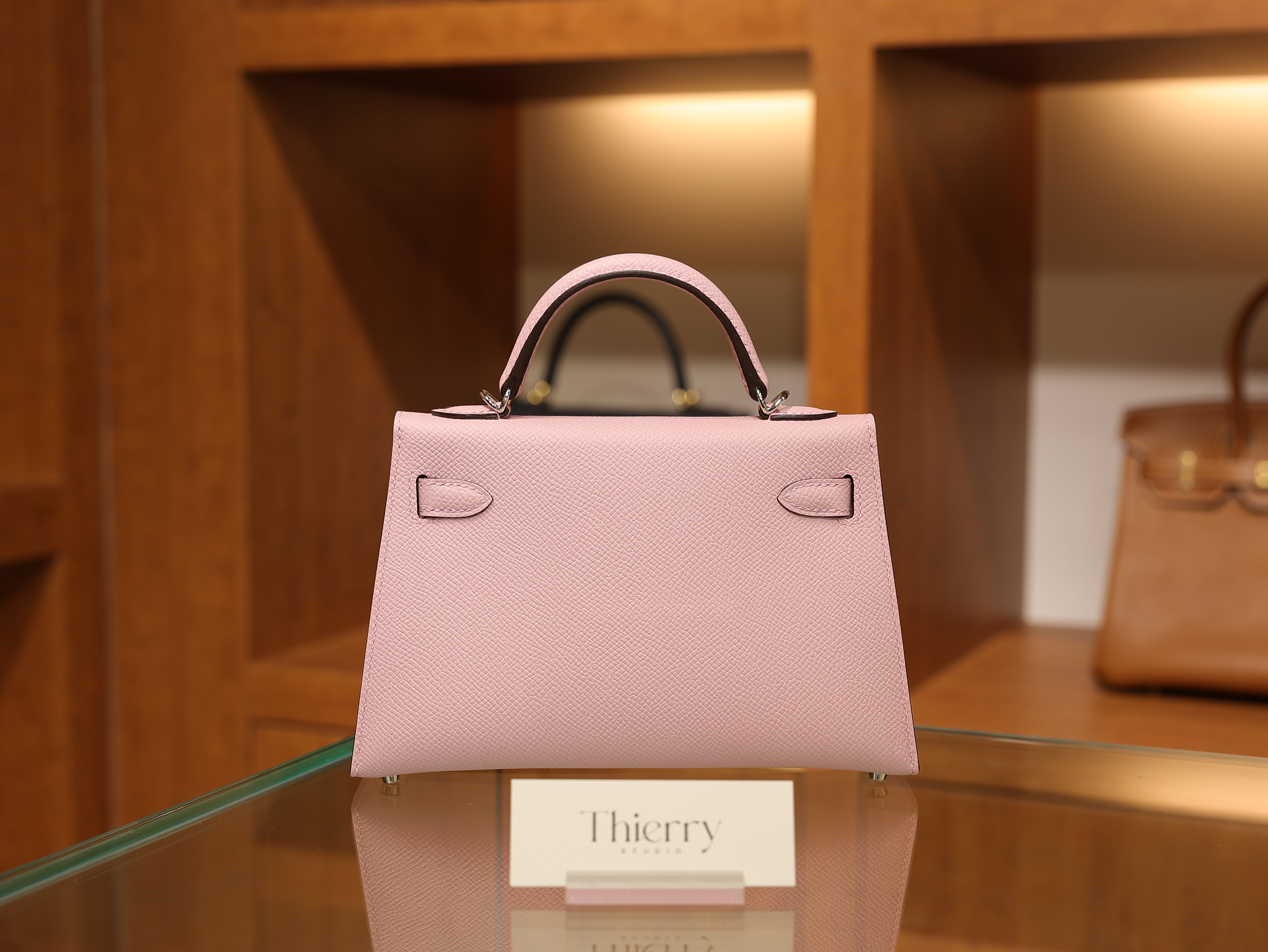 Kelly mini 2 epsom mauve sylvestre PHW