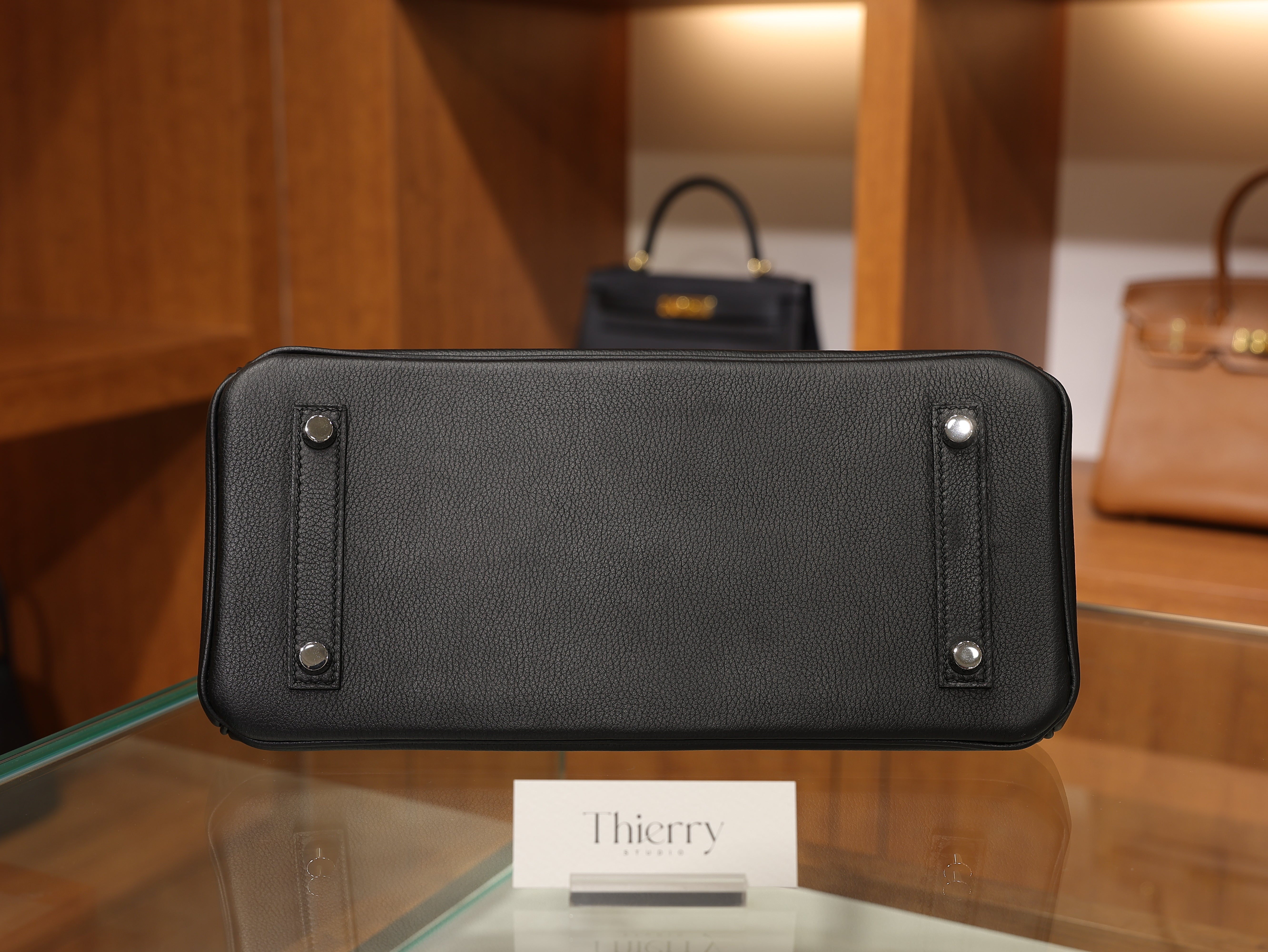 Shoulder birkin 29 evercolor black PHW
