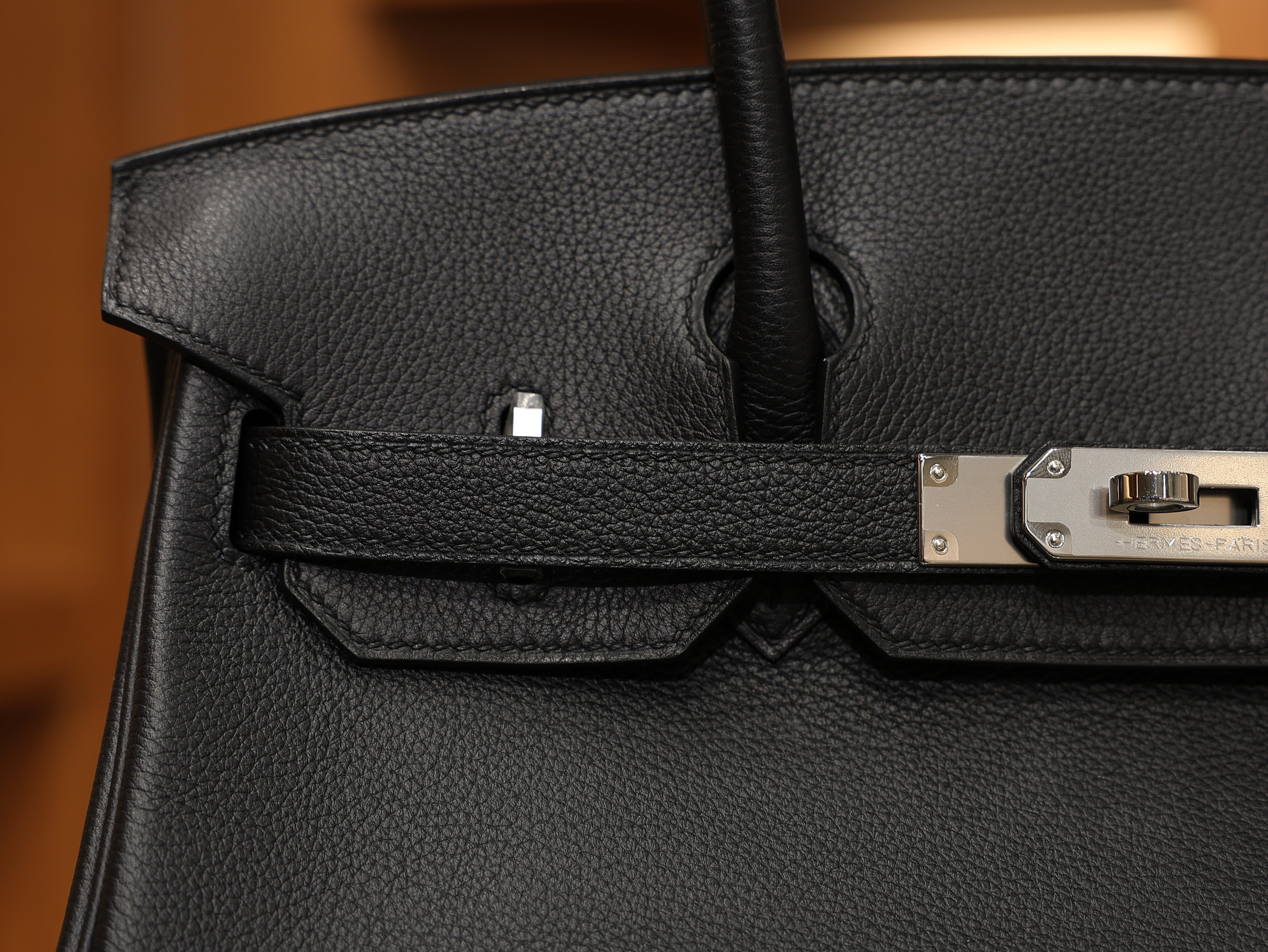 Shoulder birkin 29 evercolor black PHW