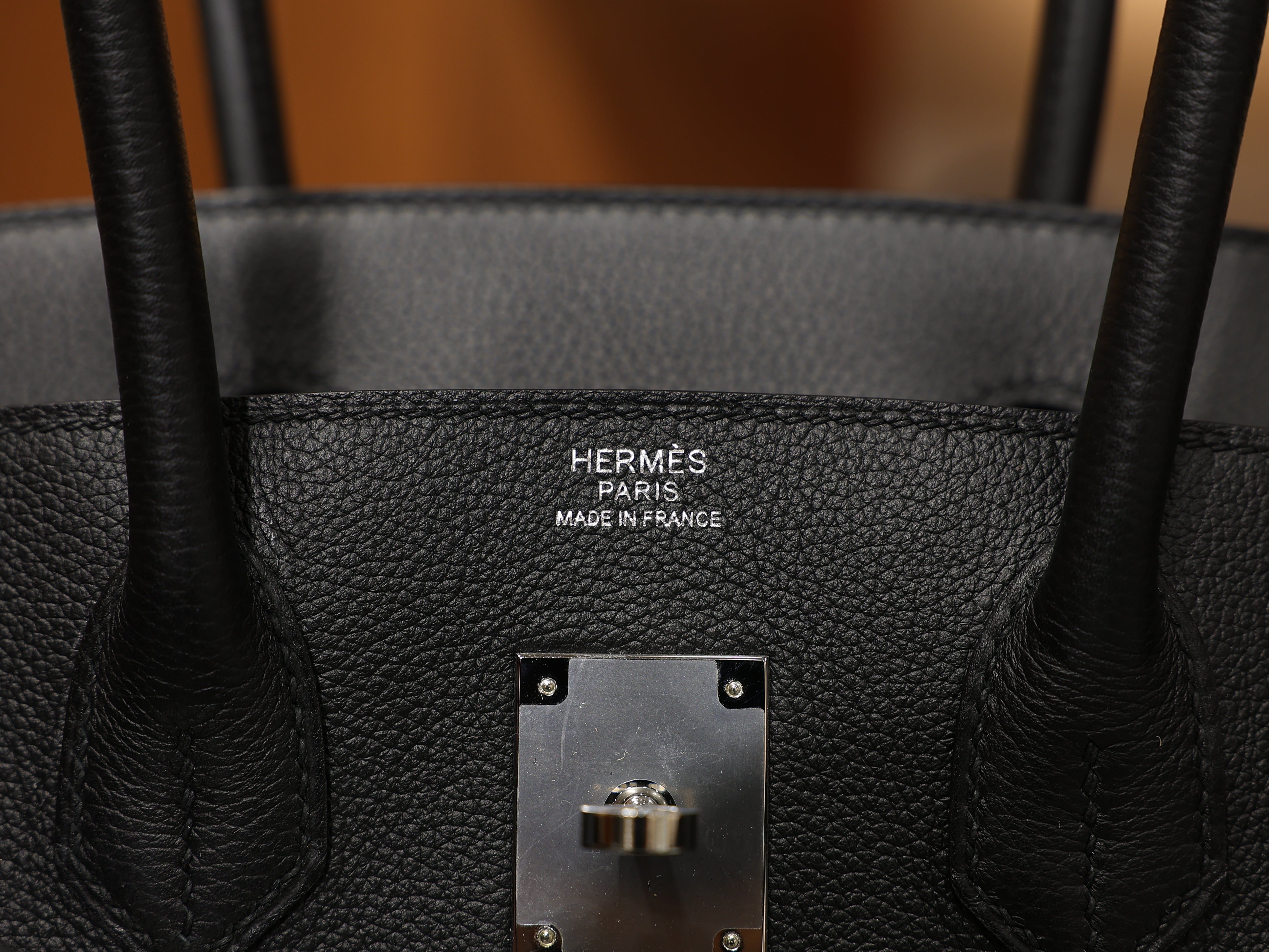 Shoulder birkin 29 evercolor black PHW