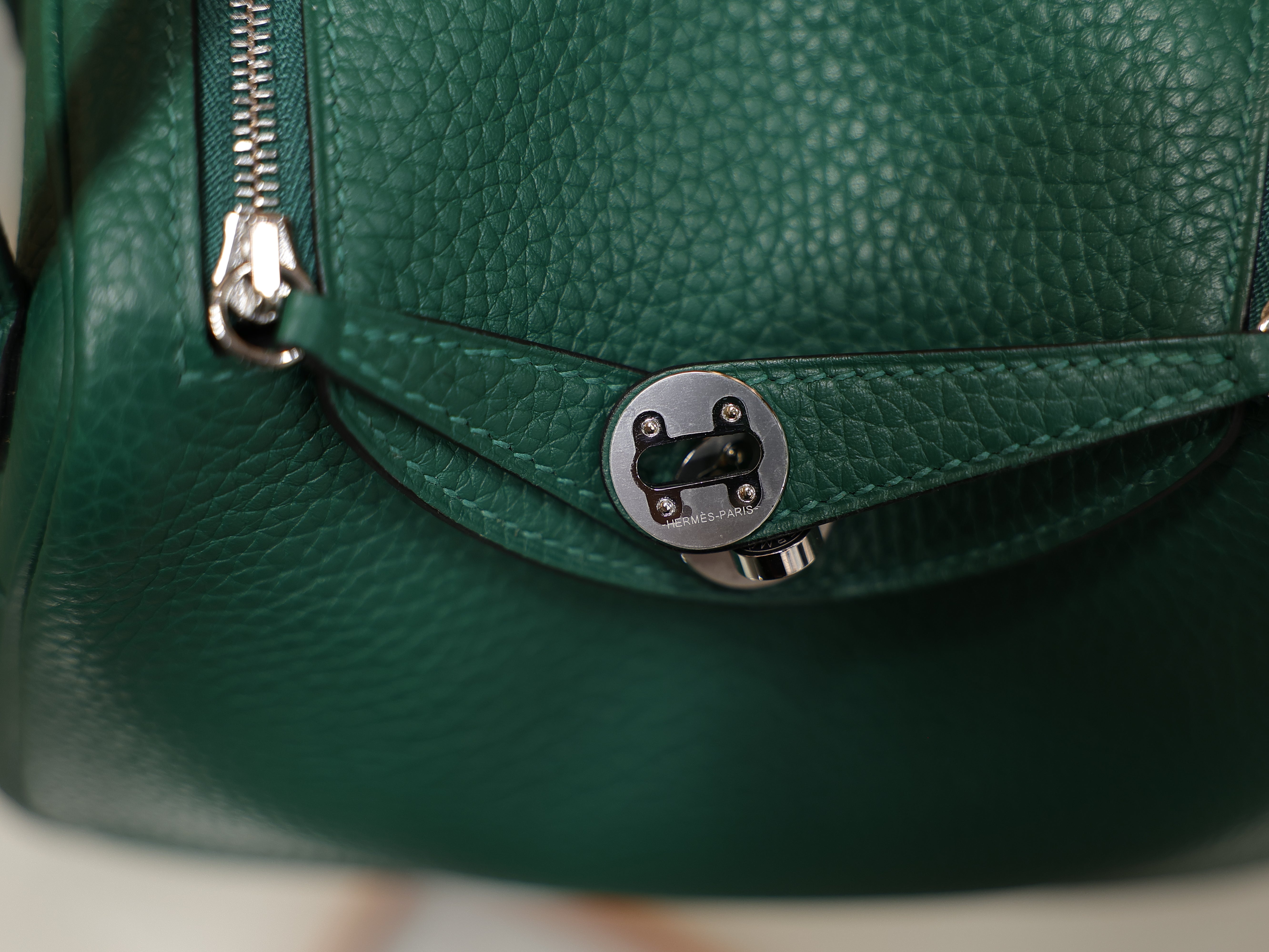 Lindy mini clemence malachite PHW