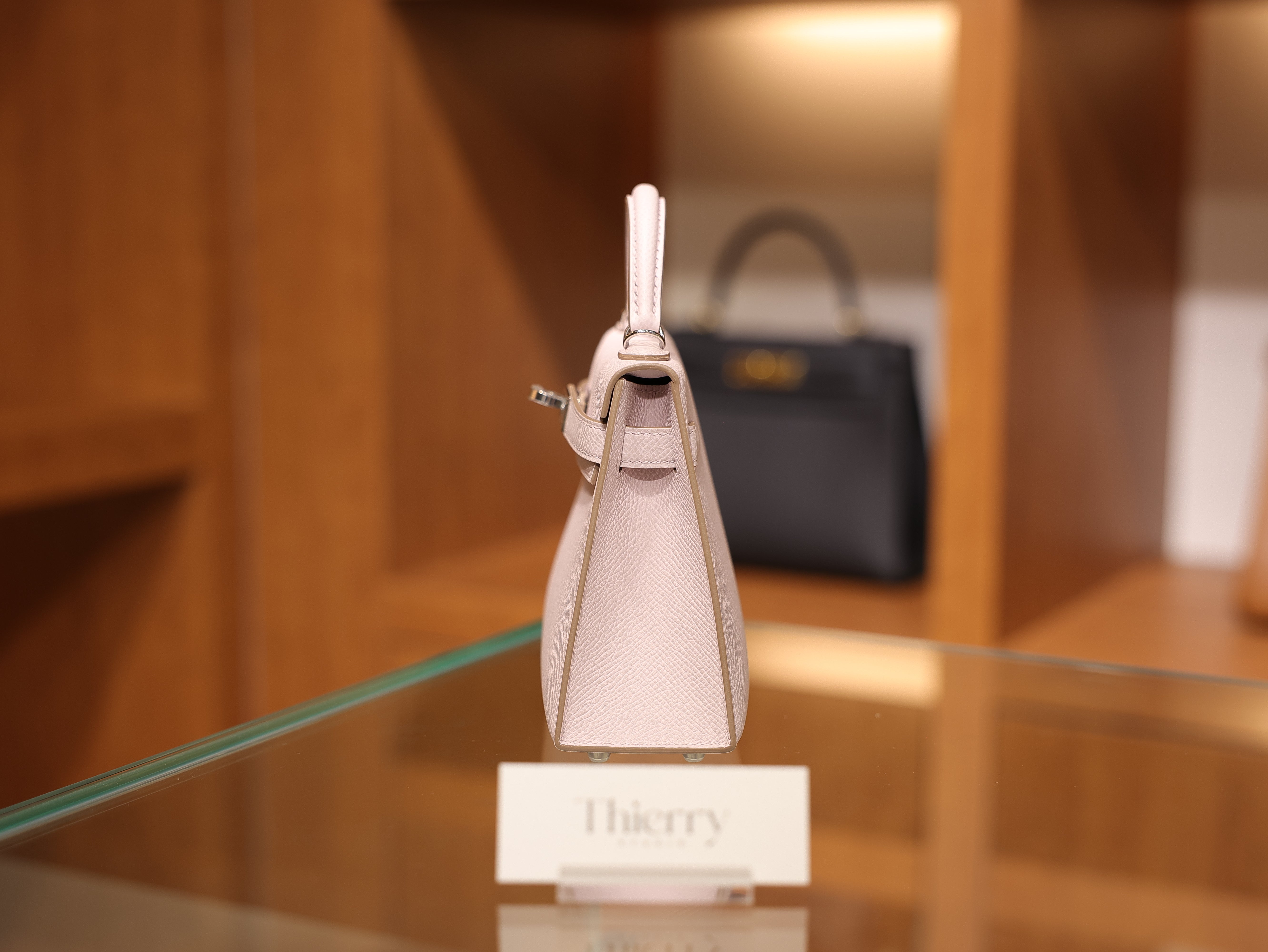 Kelly mini 2 epsom mauve pale PHW