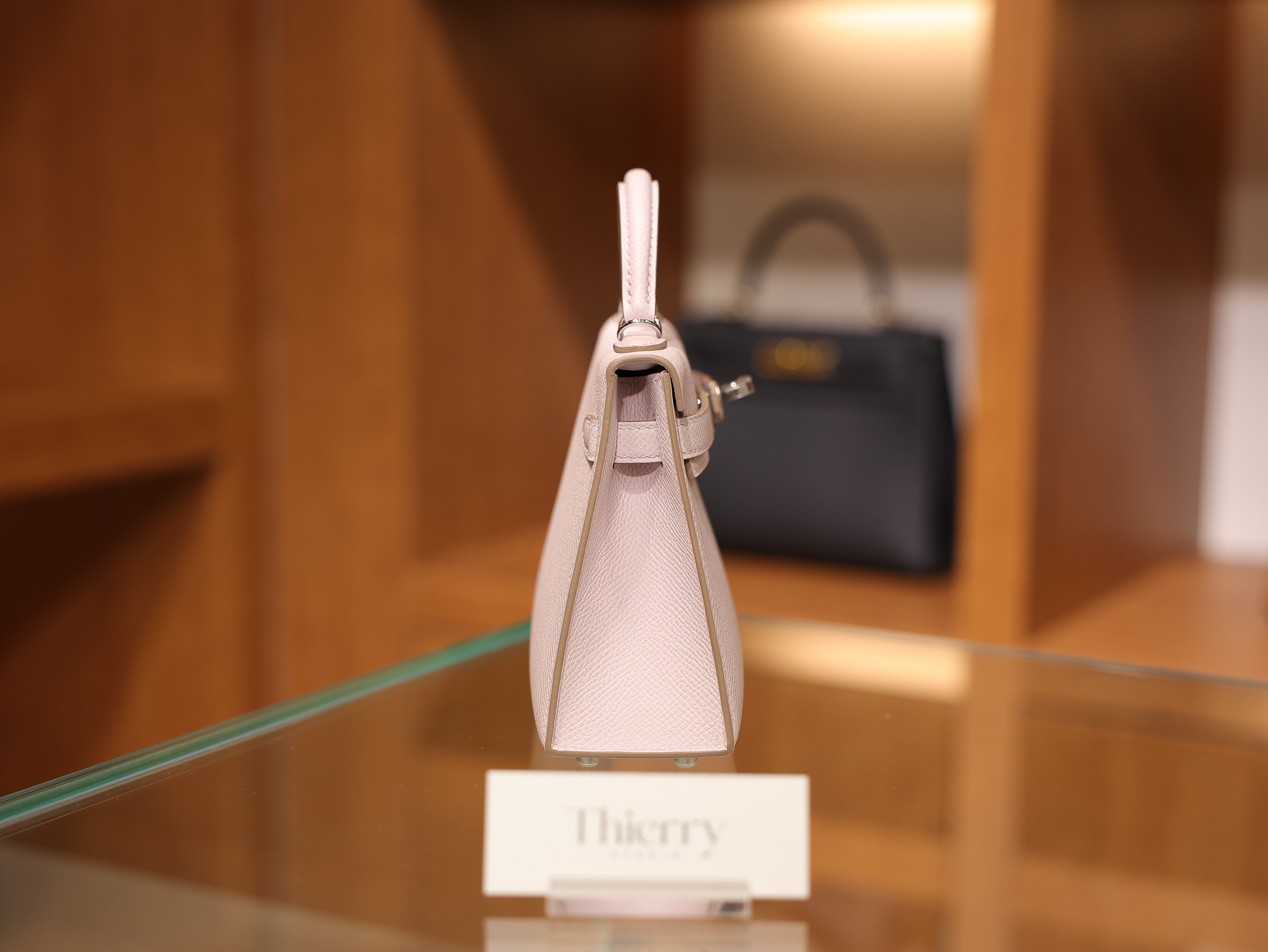 Kelly mini 2 epsom mauve pale PHW