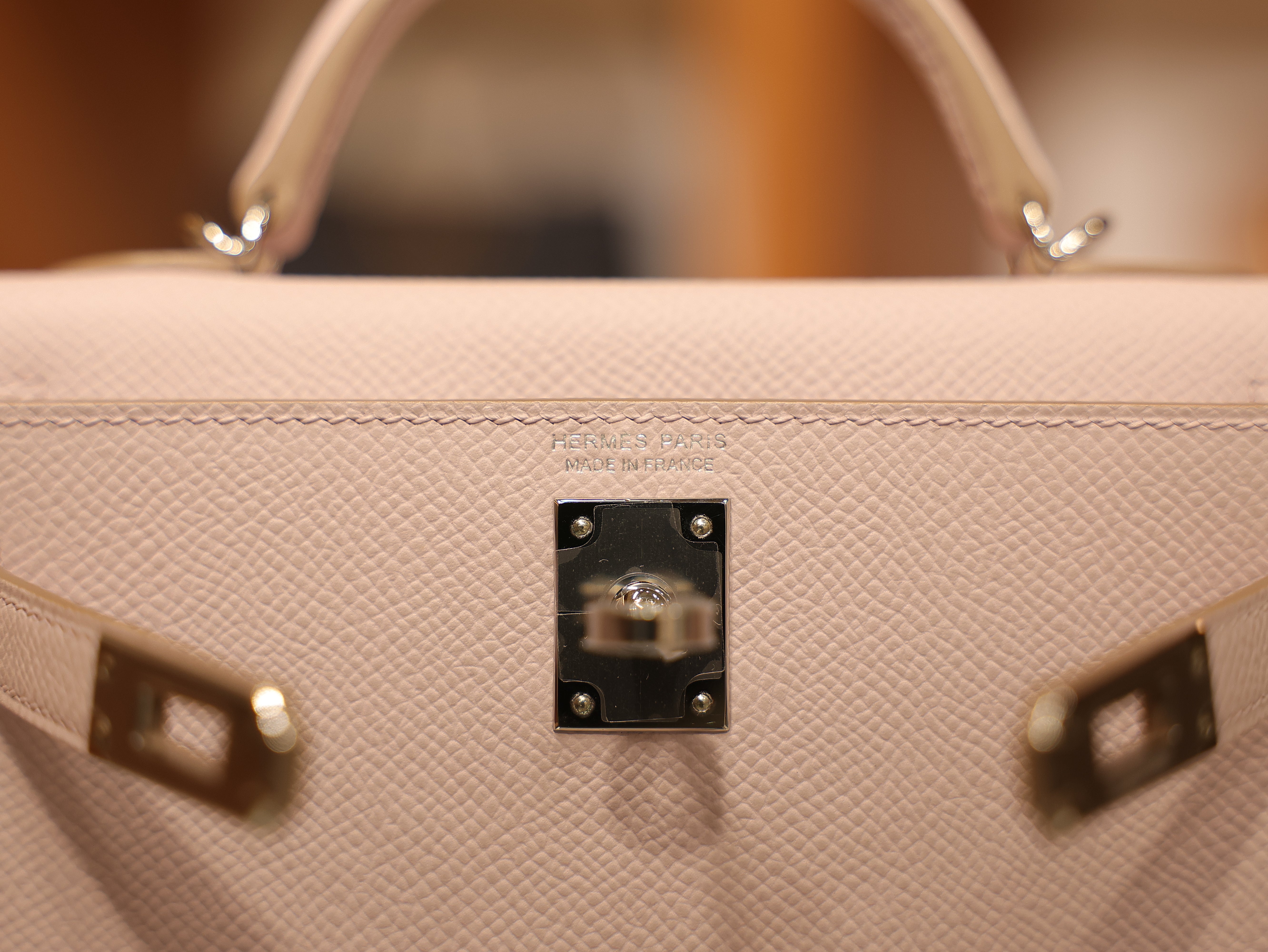 Kelly mini 2 epsom mauve pale PHW