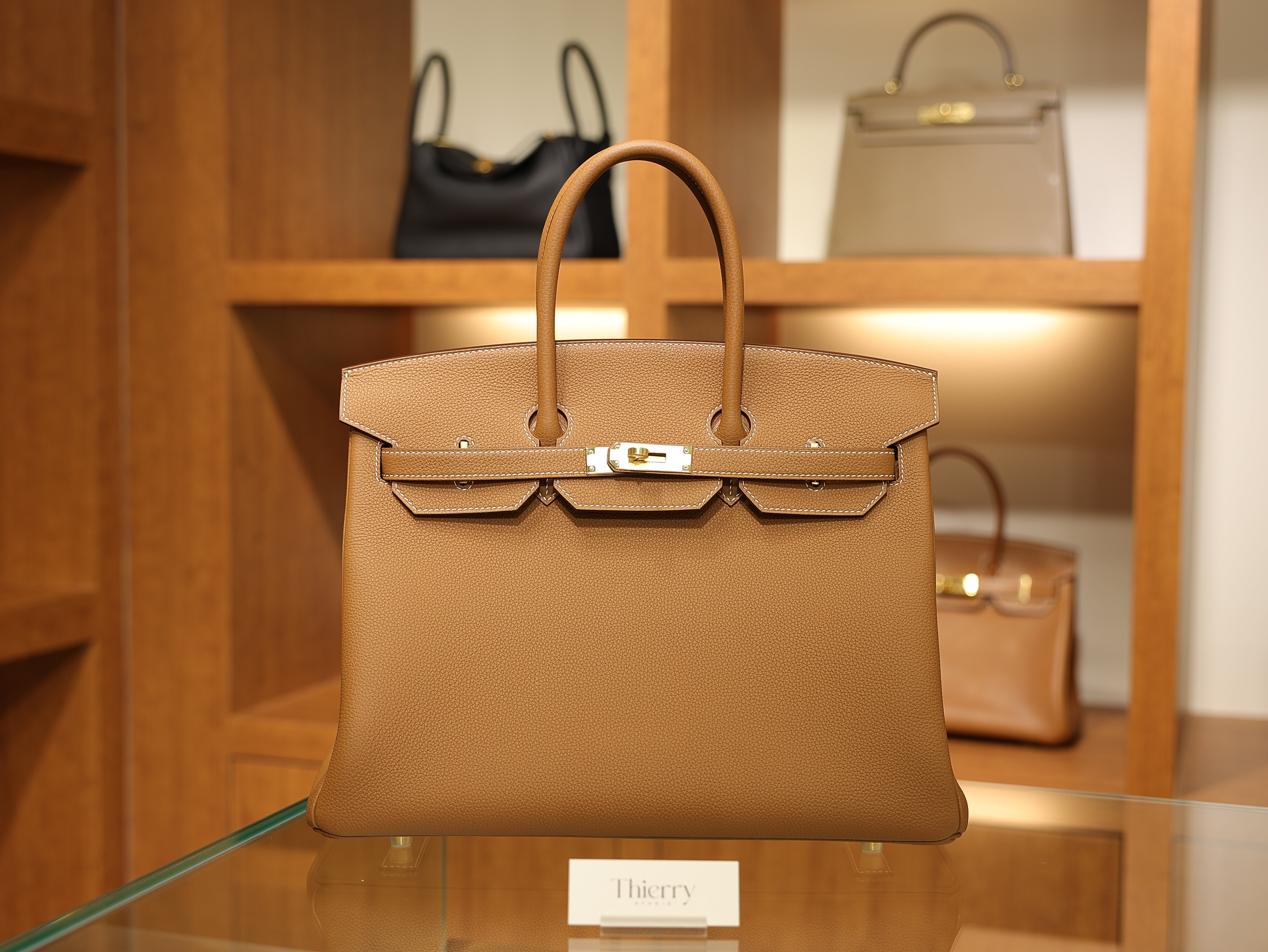 Birkin 35 togo gold GHW