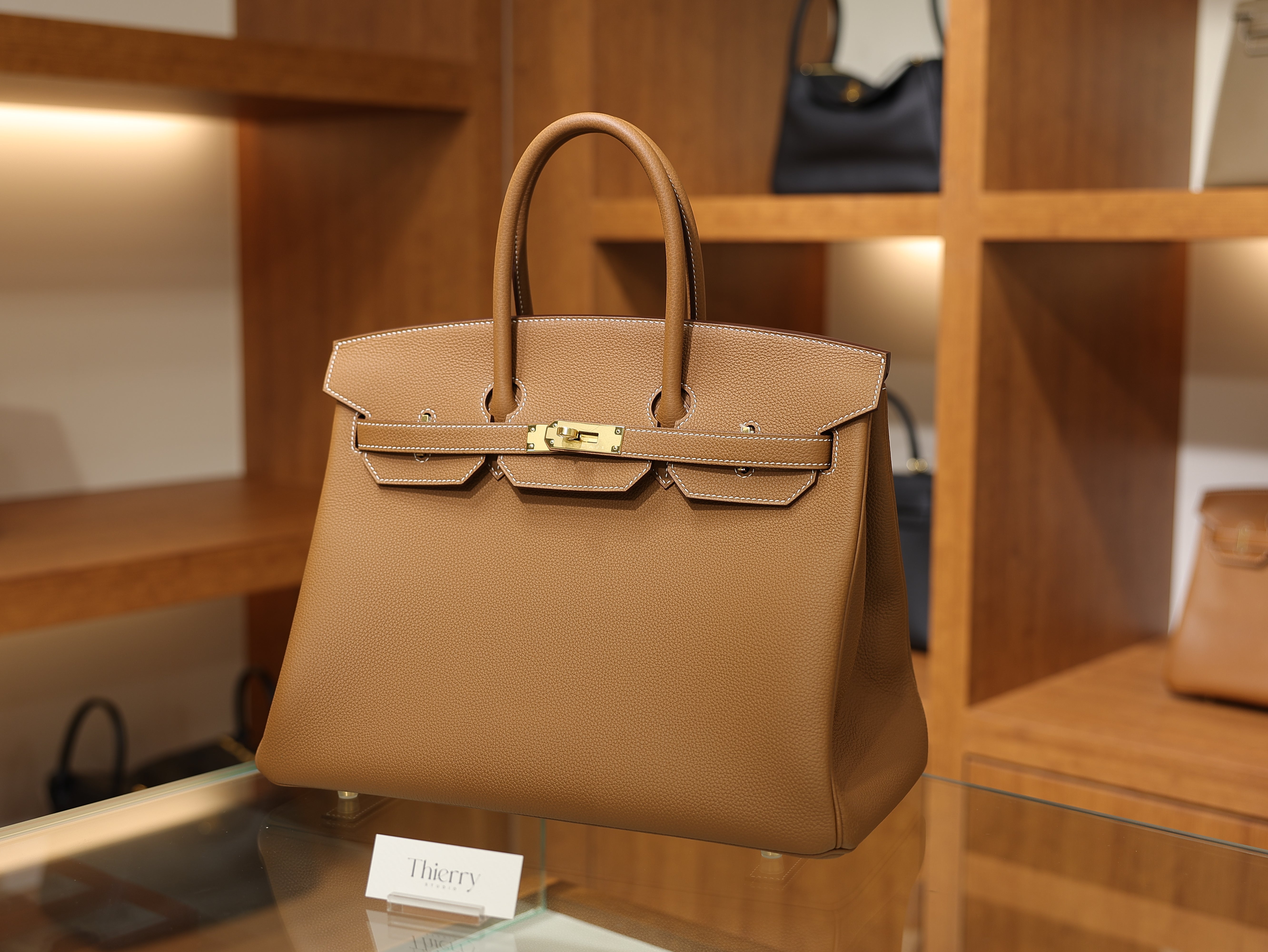 Birkin 35 togo gold GHW