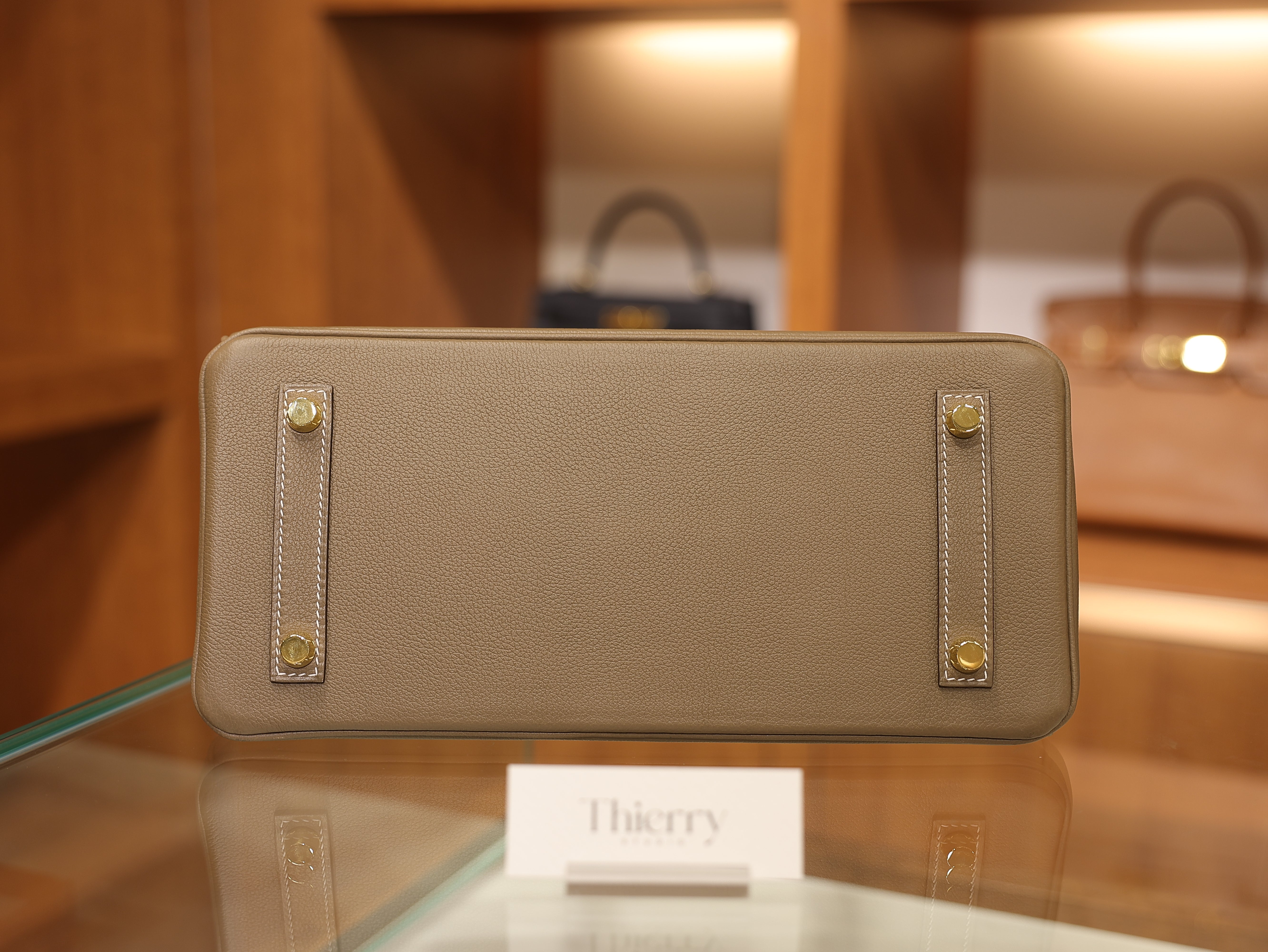 Shoulder birkin 29 evercolor etoupe GHW
