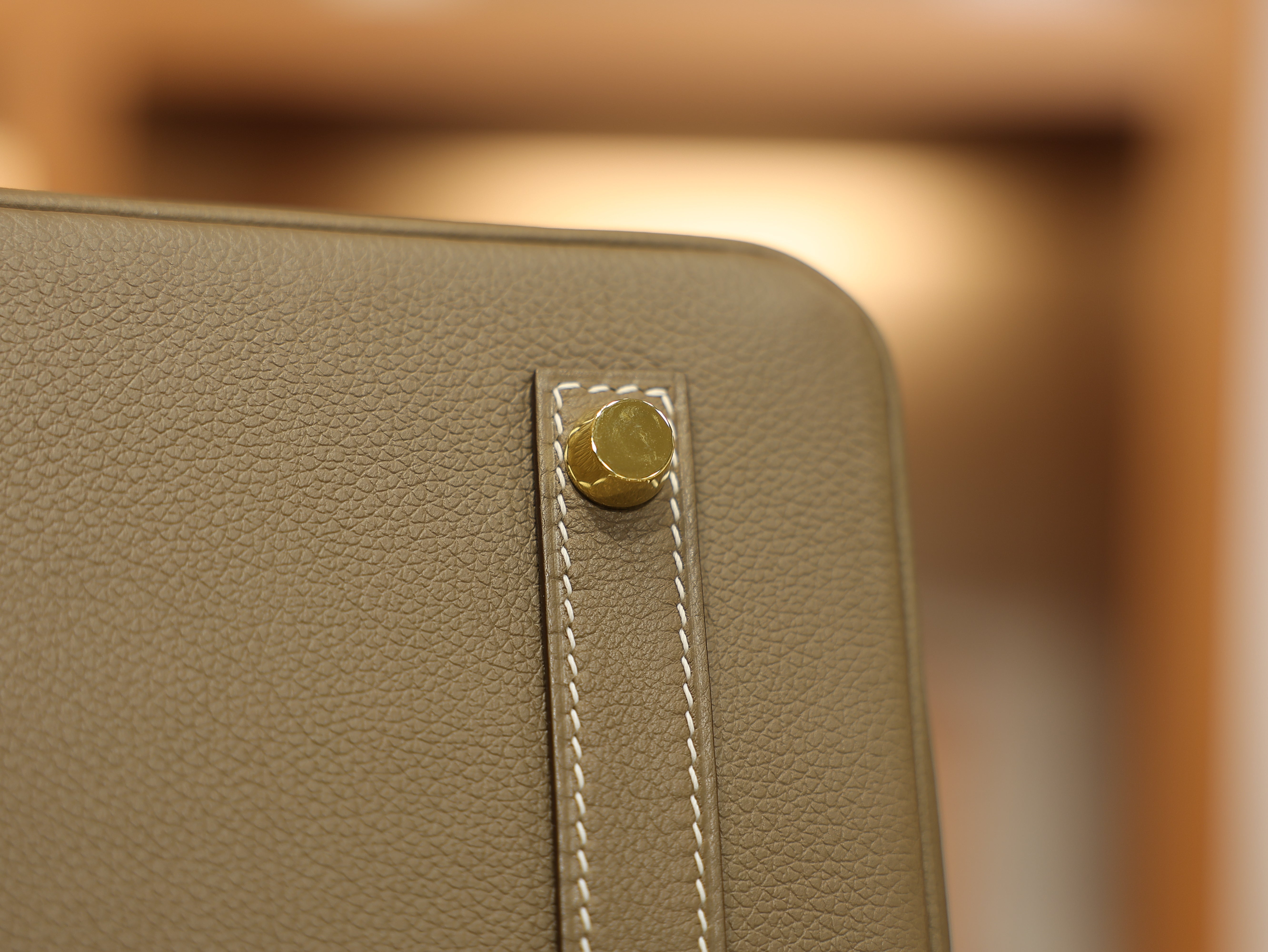 Shoulder birkin 29 evercolor etoupe GHW