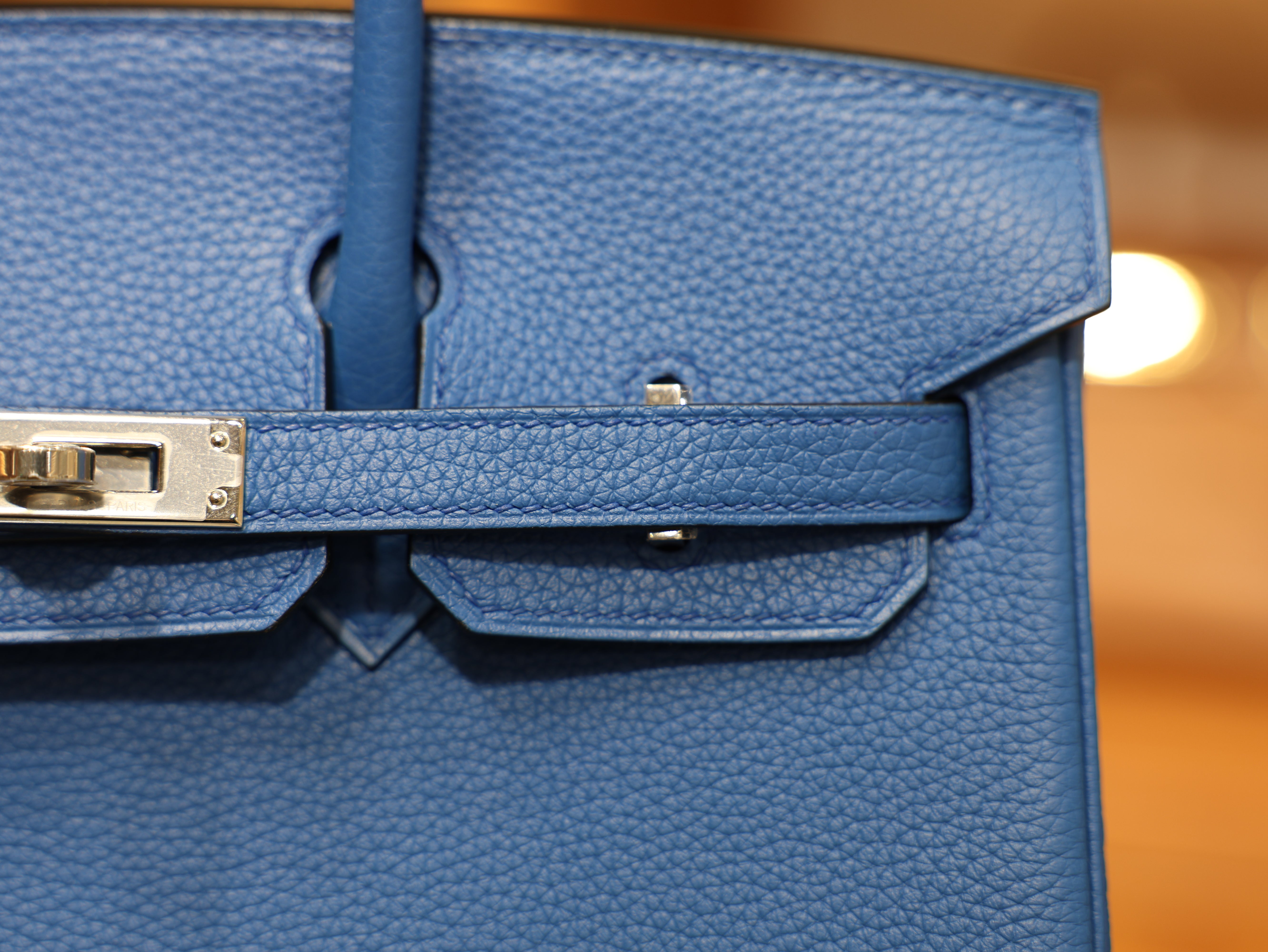 Birkin 25 togo blue hydra PHW
