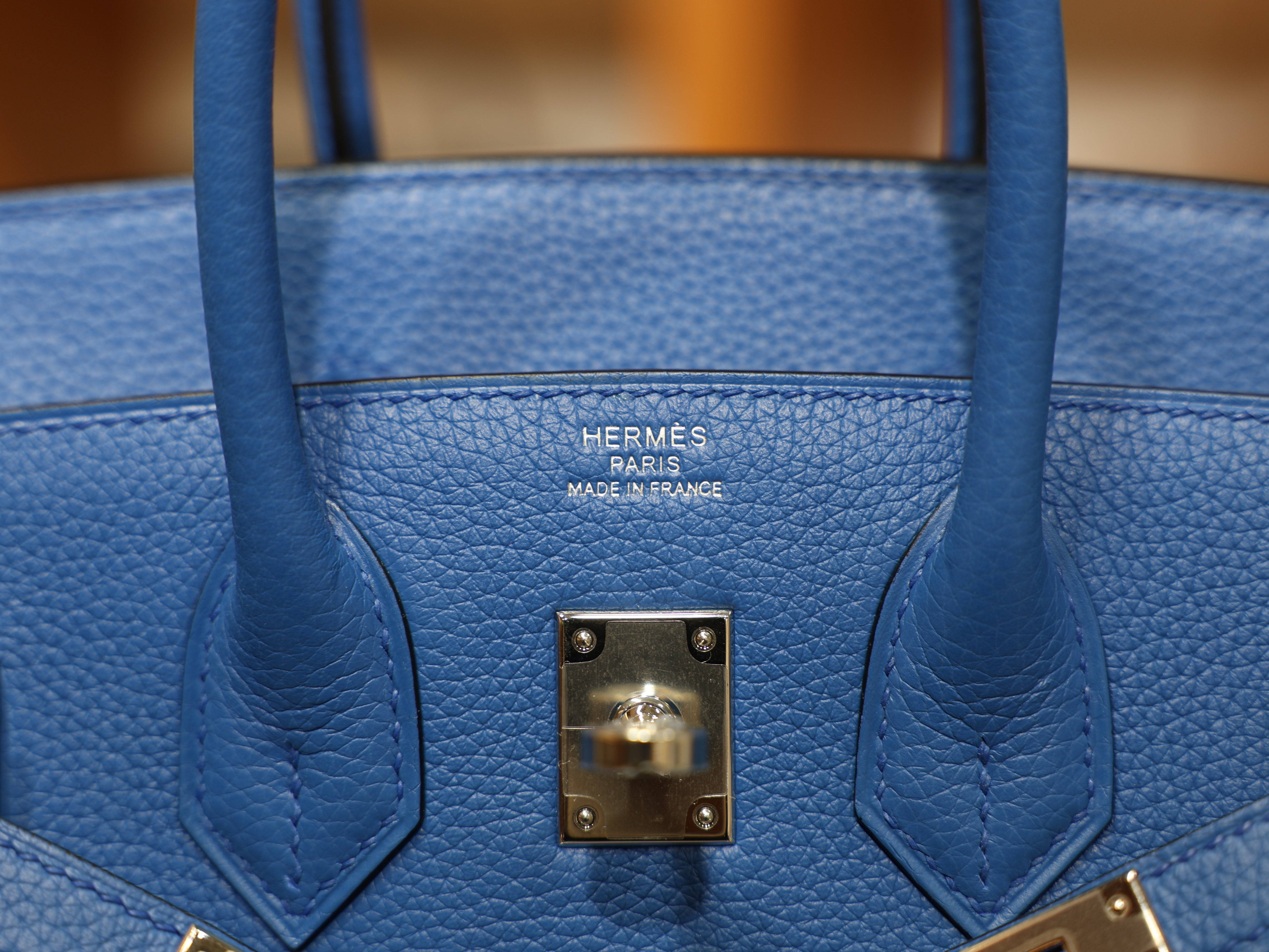 Birkin 25 togo blue hydra PHW