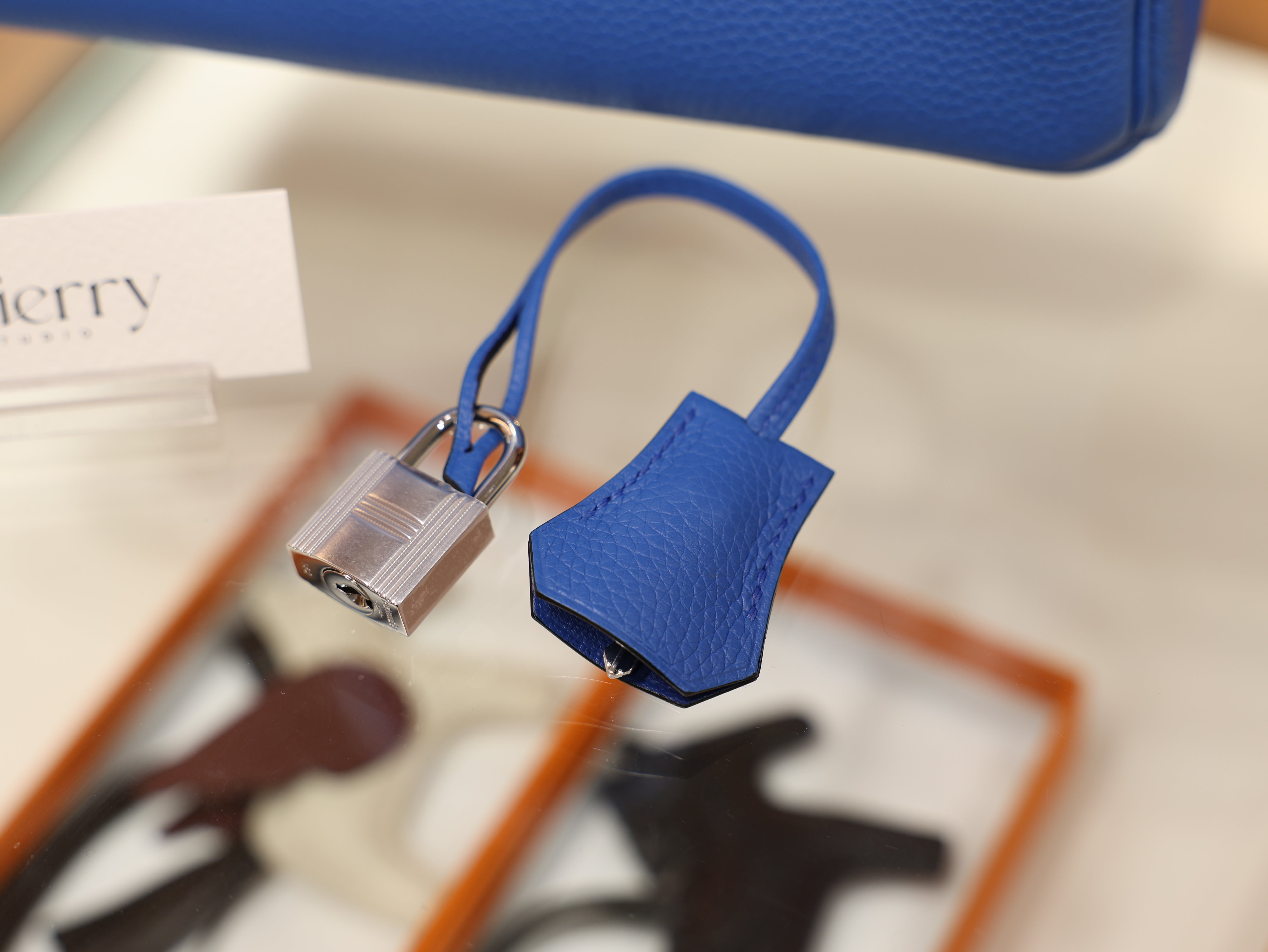 Birkin 25 togo blue hydra PHW