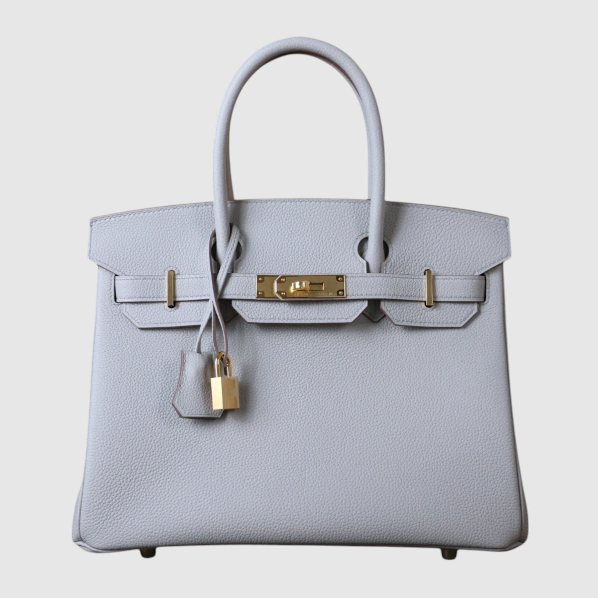 Birkin 30 togo gris pearl GHW