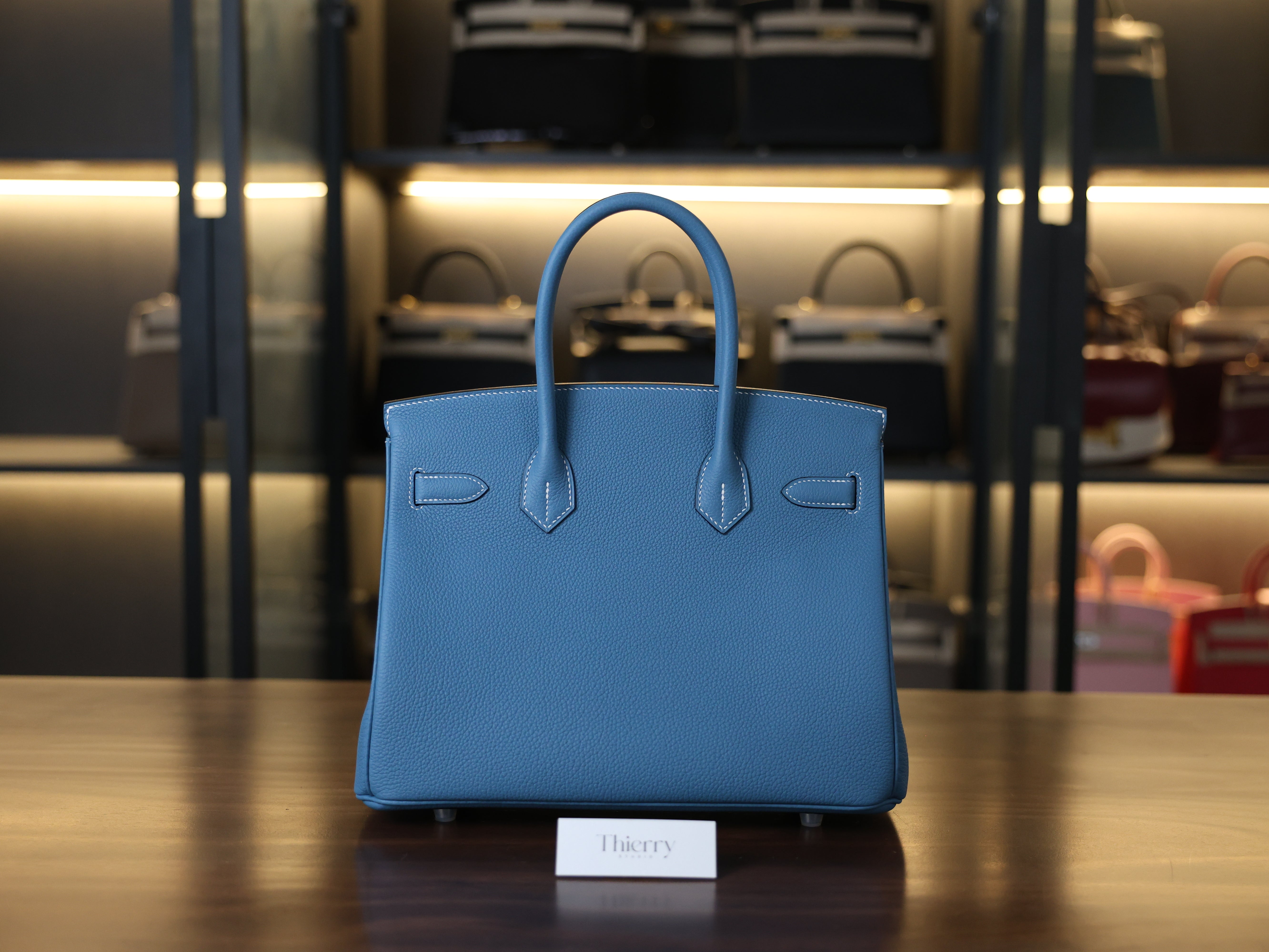 Birkin 30 togo blue jean PHW