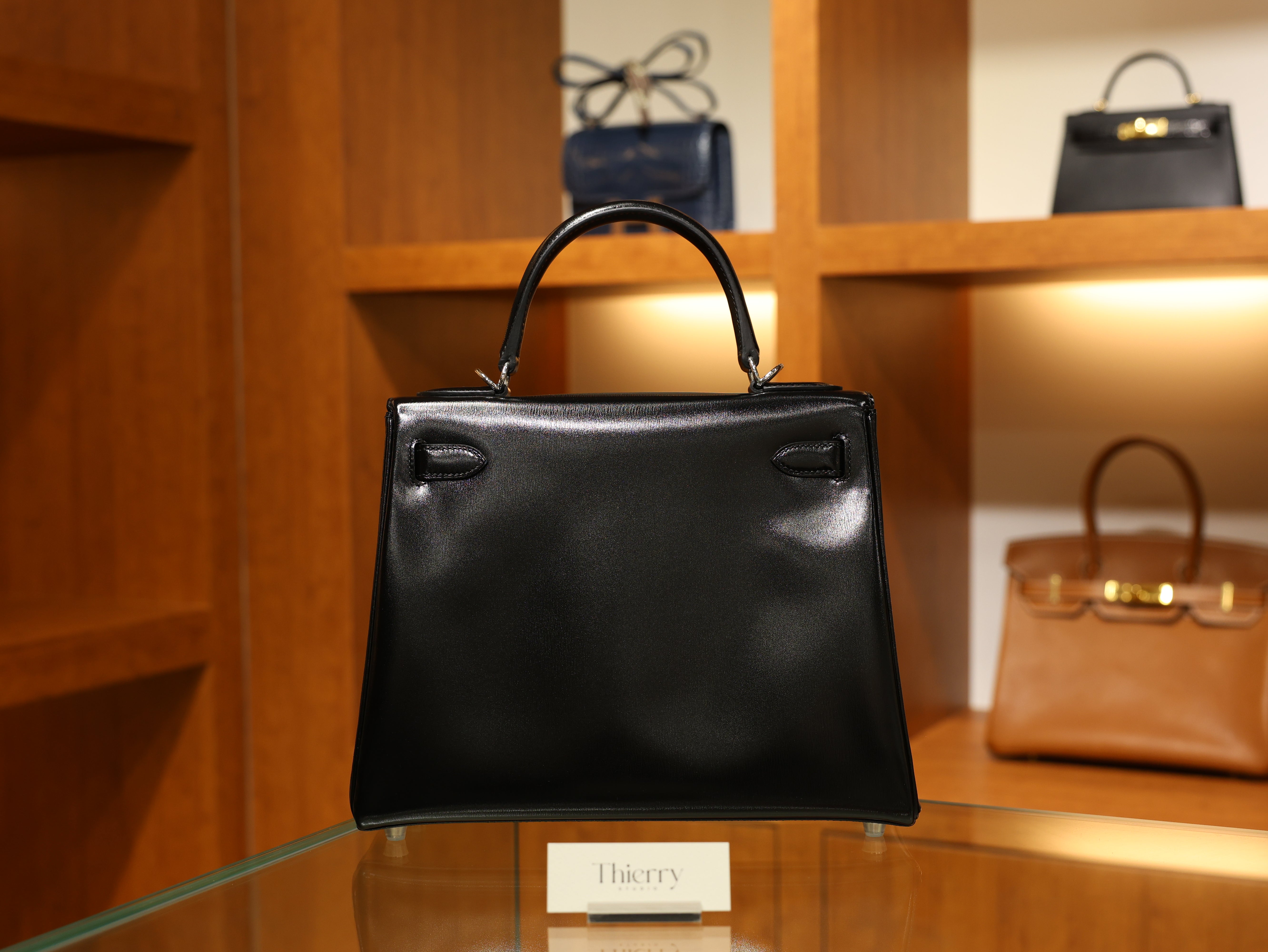 Kelly 28 box retourne black PHW