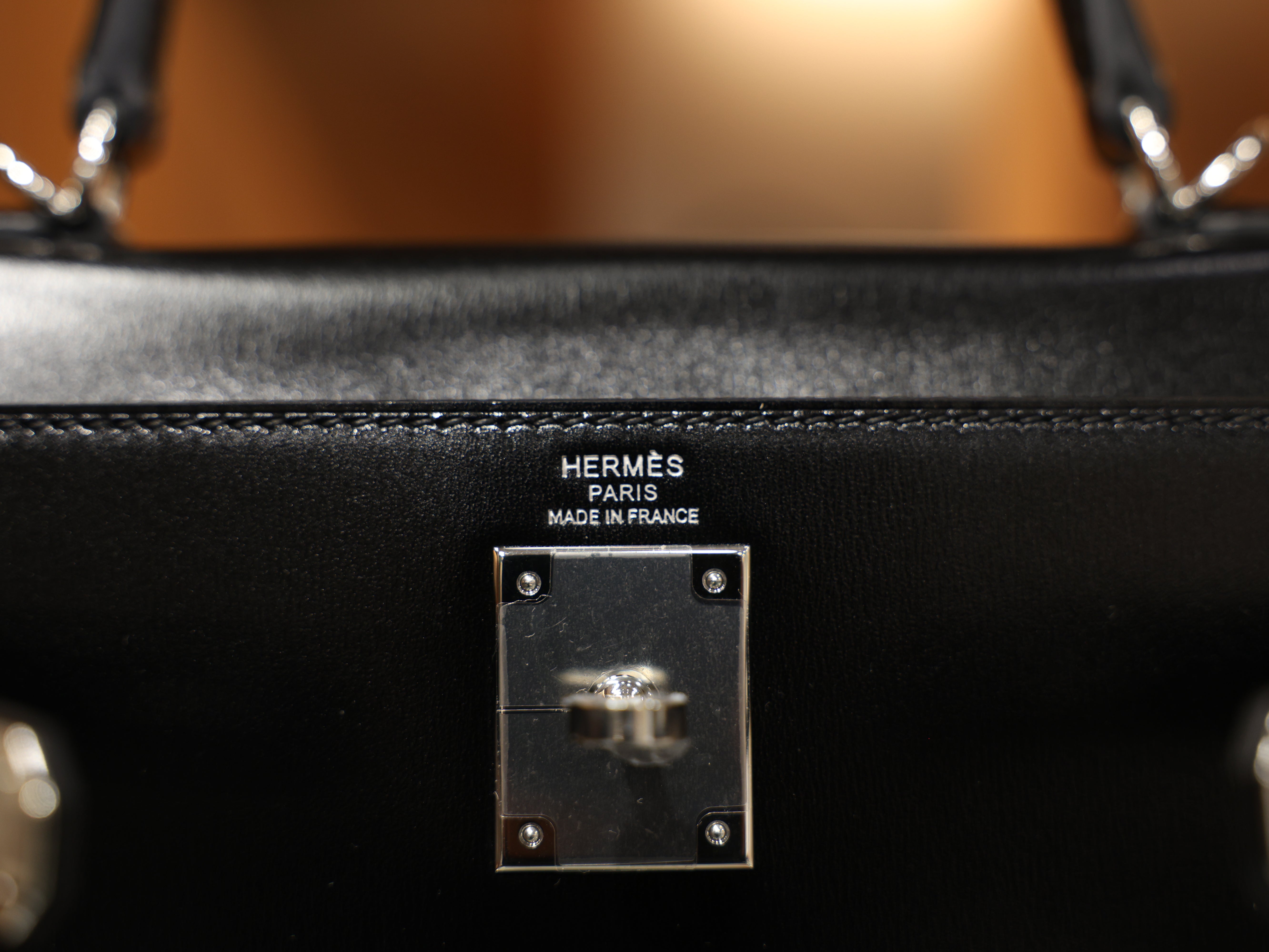 Kelly 28 box retourne black PHW
