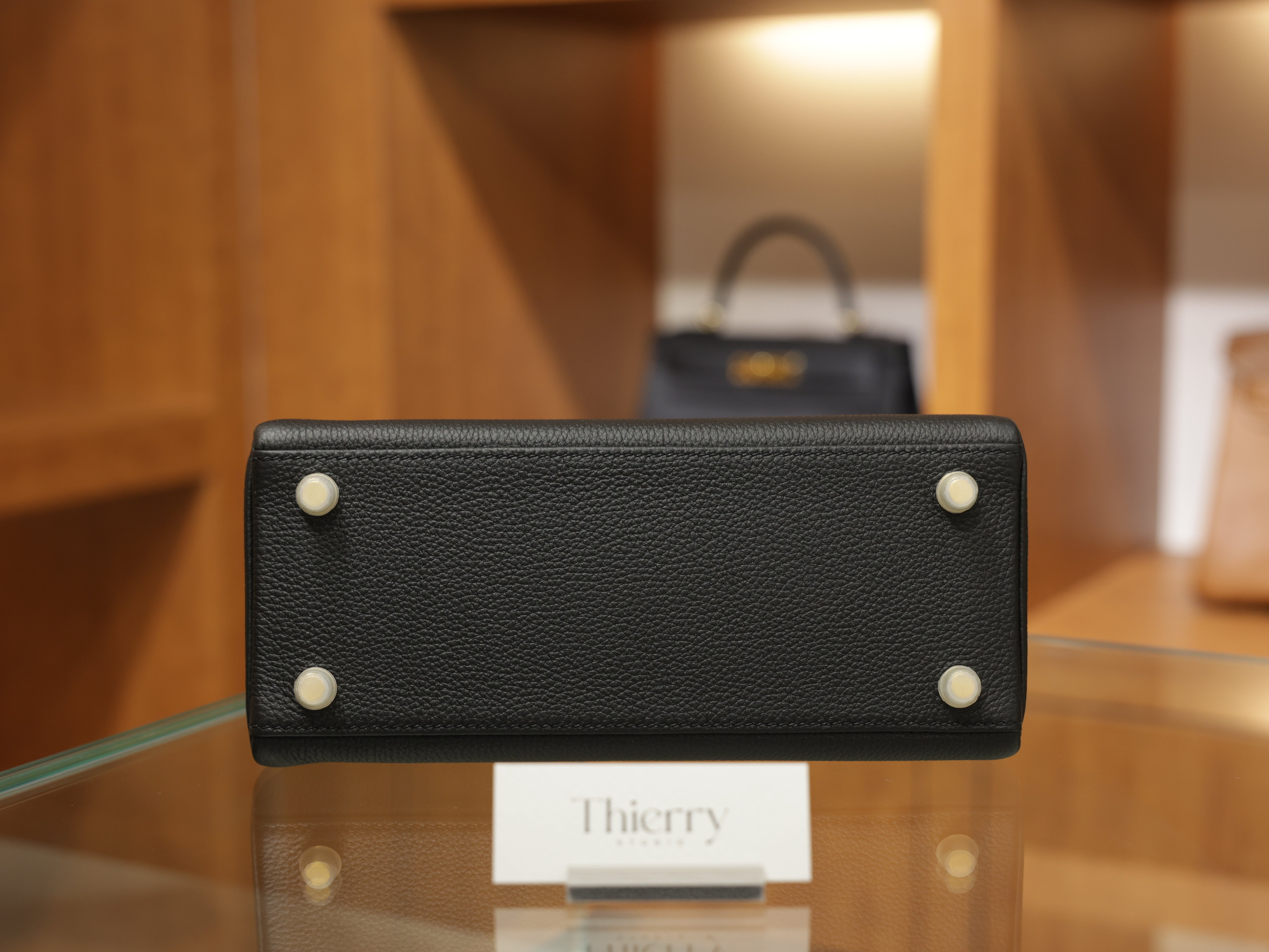 Kelly 25 togo black GHW