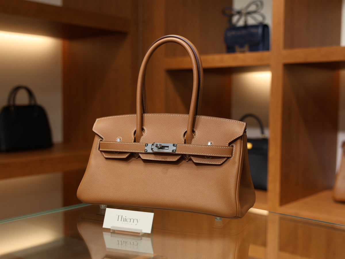 Shoulder birkin 29 evercolor gold PHW