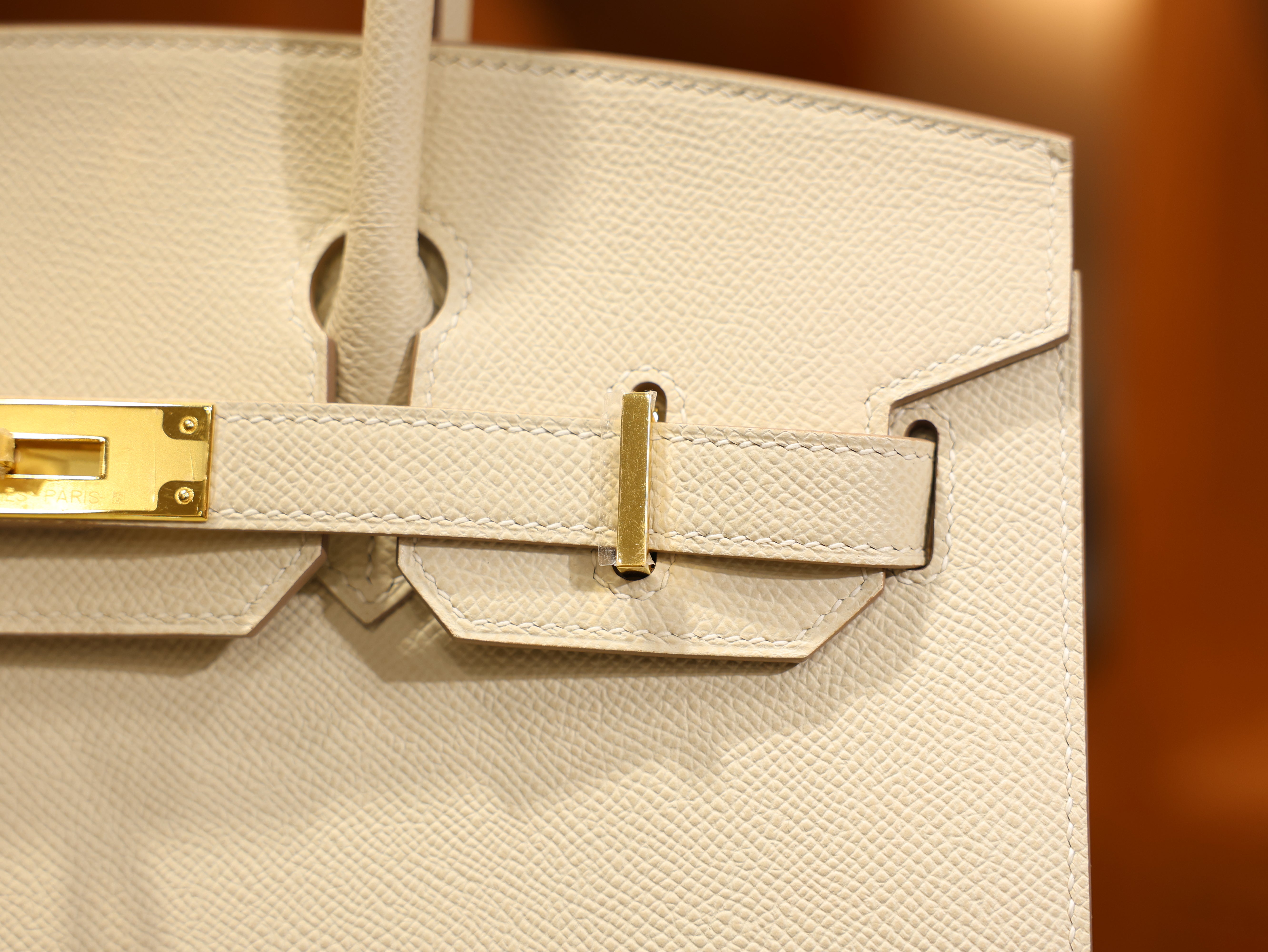 Birkin 30 epsom sellier craie GHW