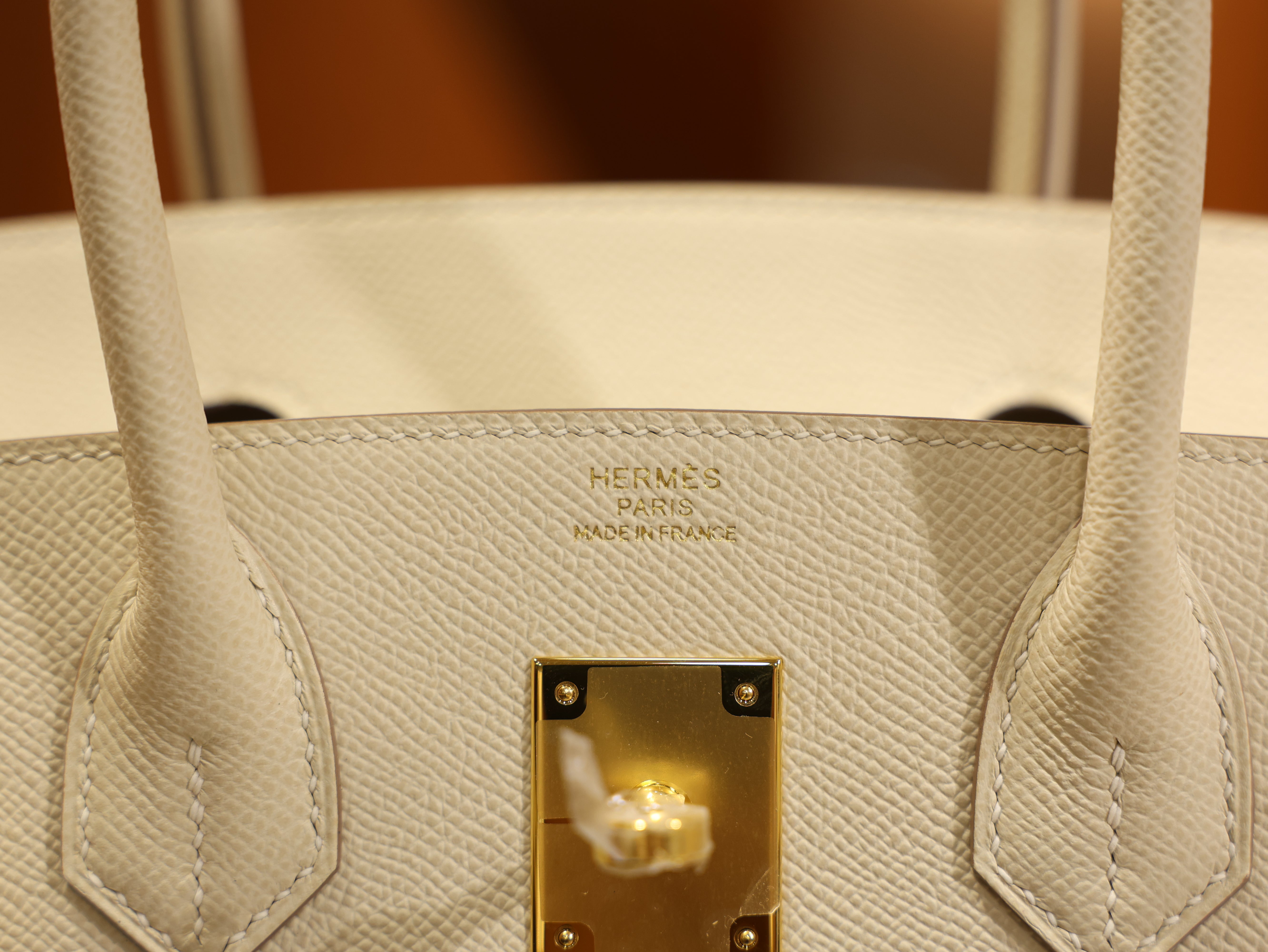 Birkin 30 epsom sellier craie GHW