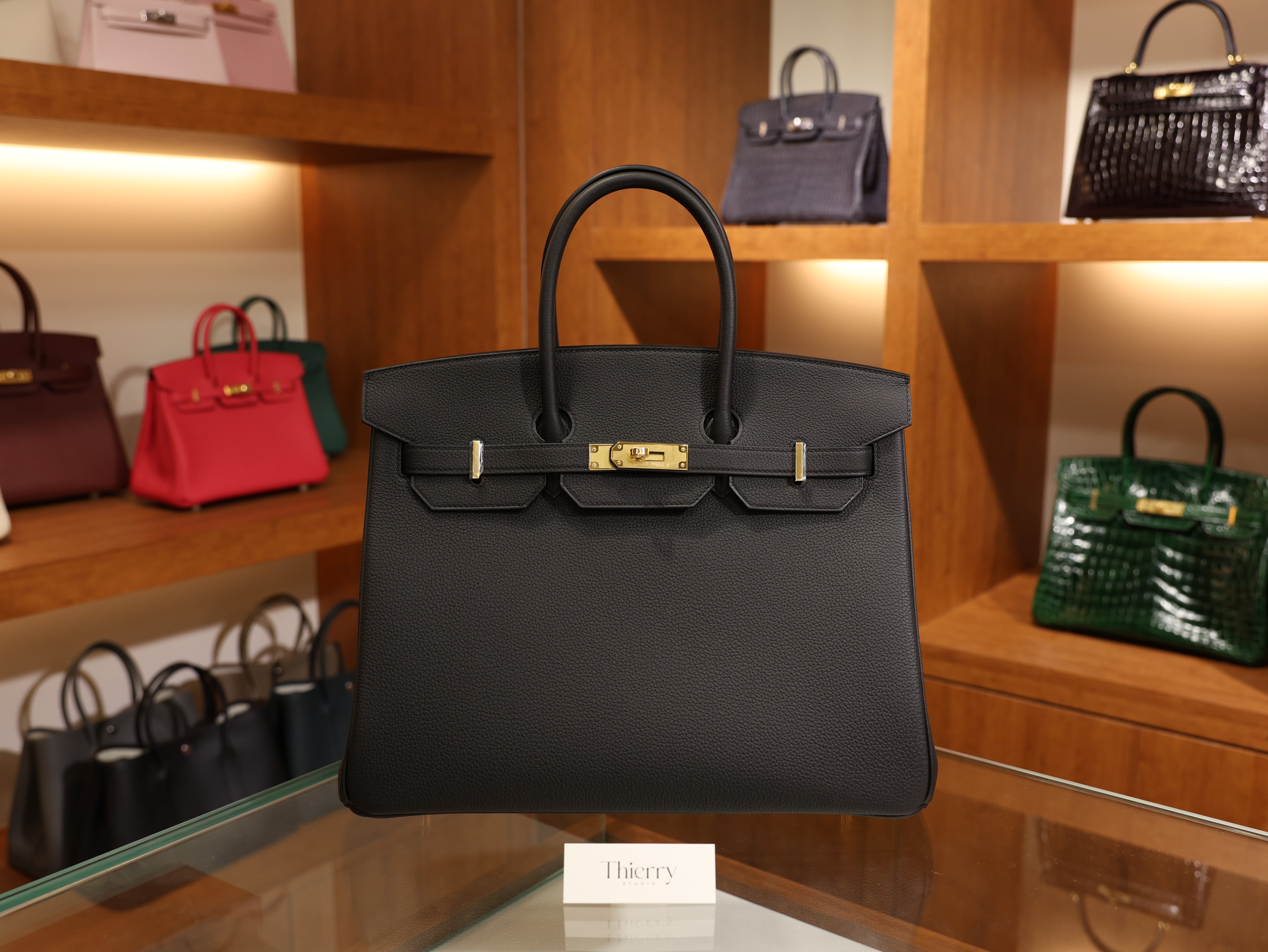 Birkin 35 togo black GHW