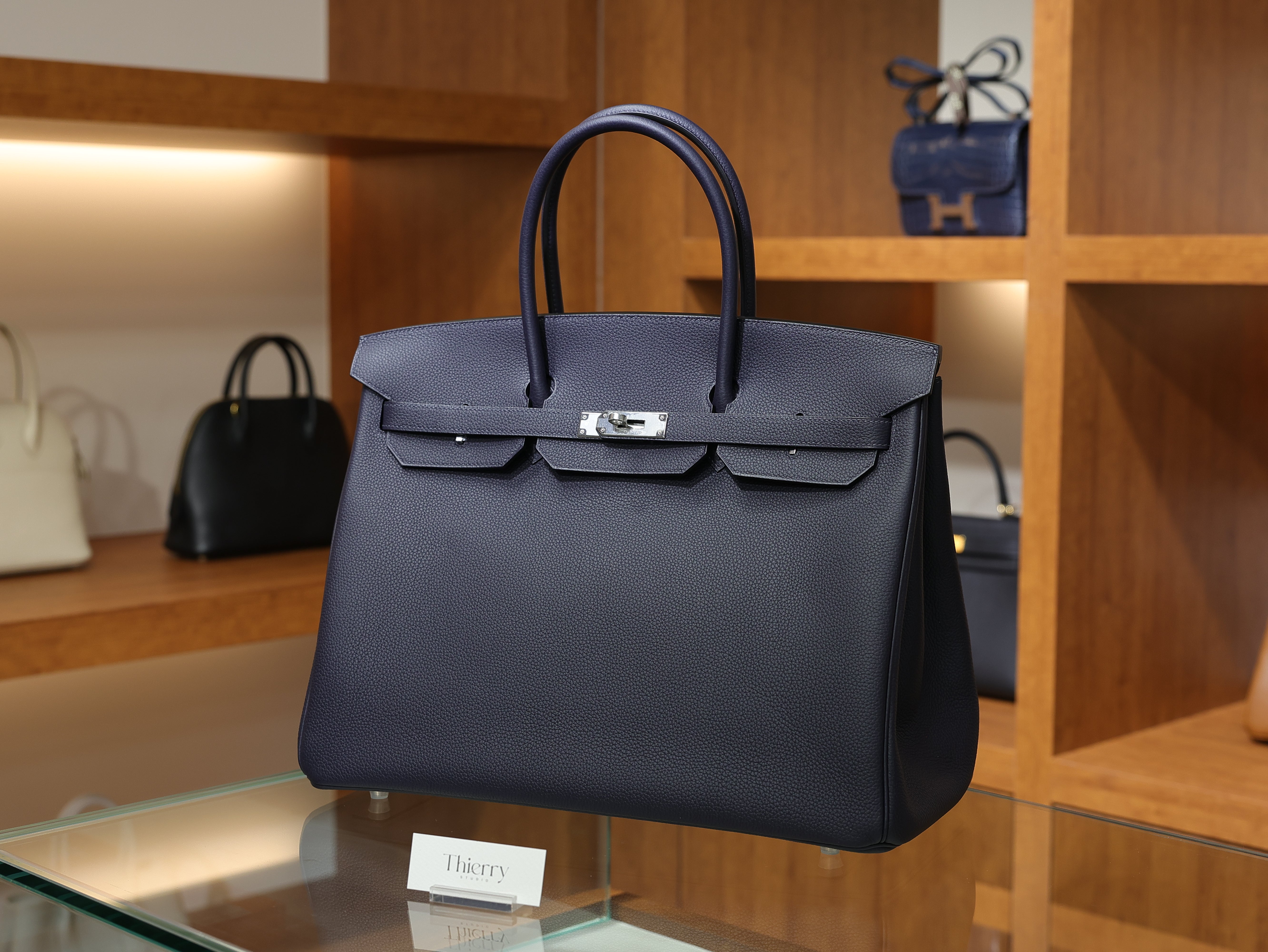 Birkin 40 togo blue nuit PHW