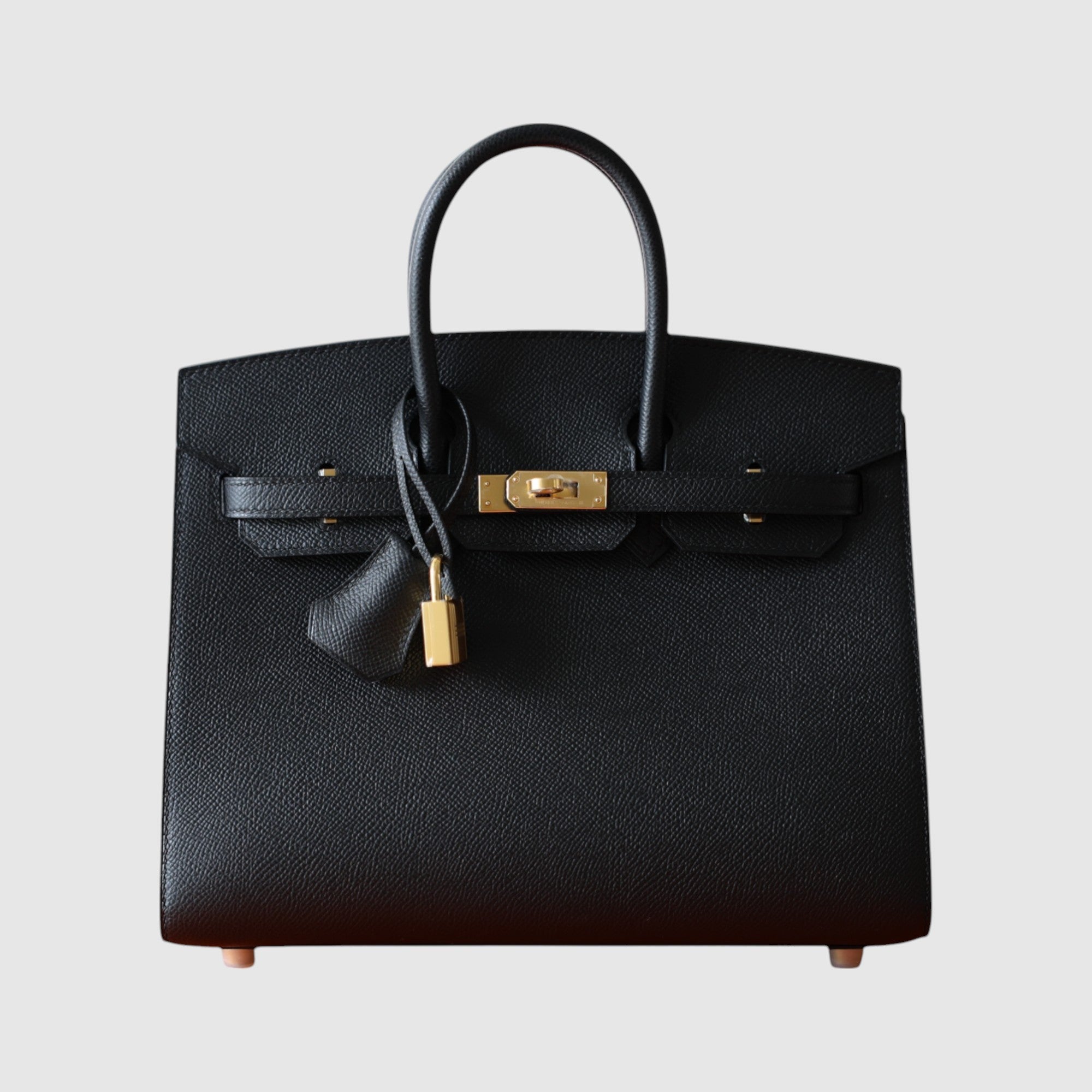 Birkin 25 epsom sellier black GHW